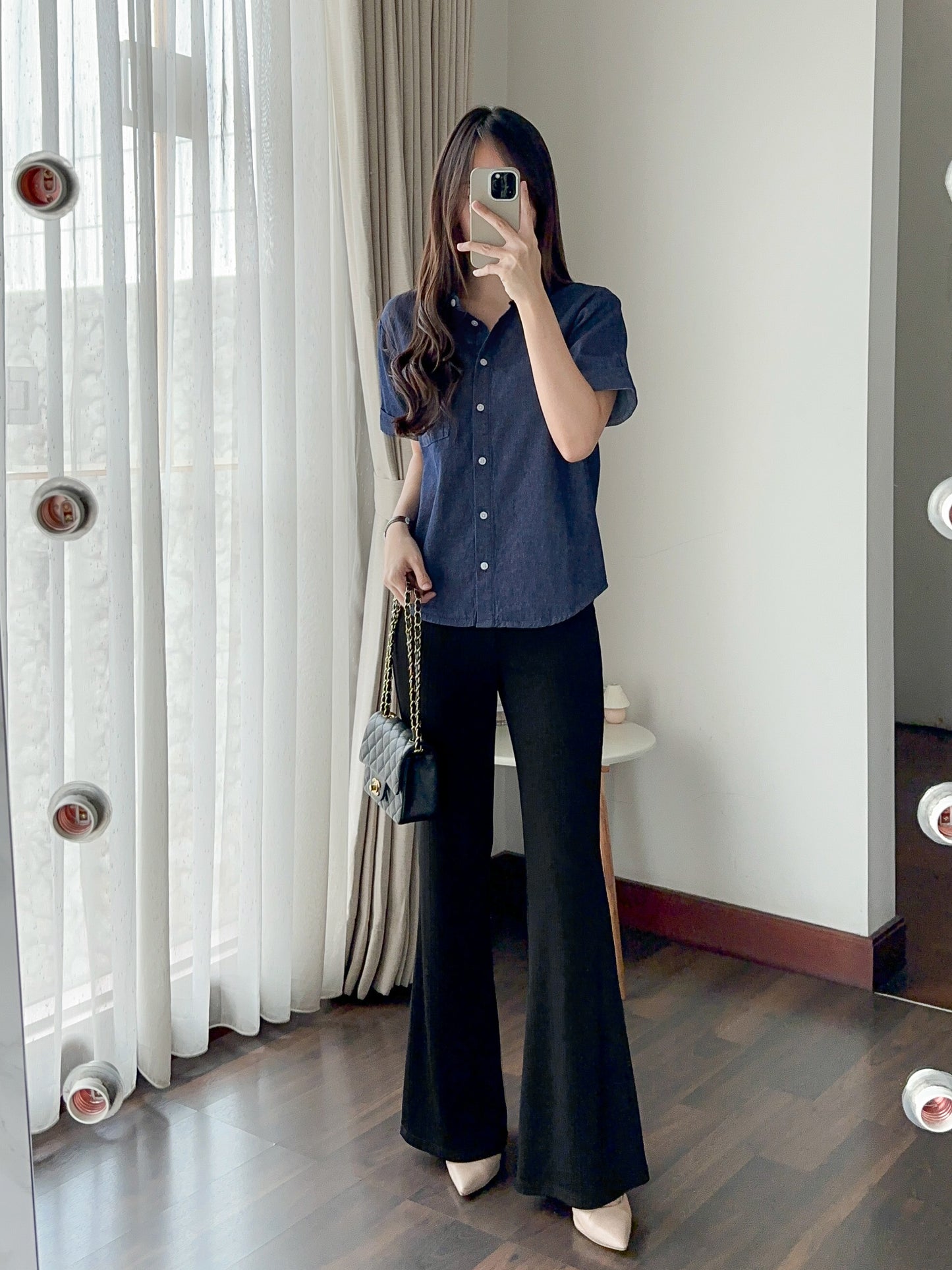 APATE DENIM TOP