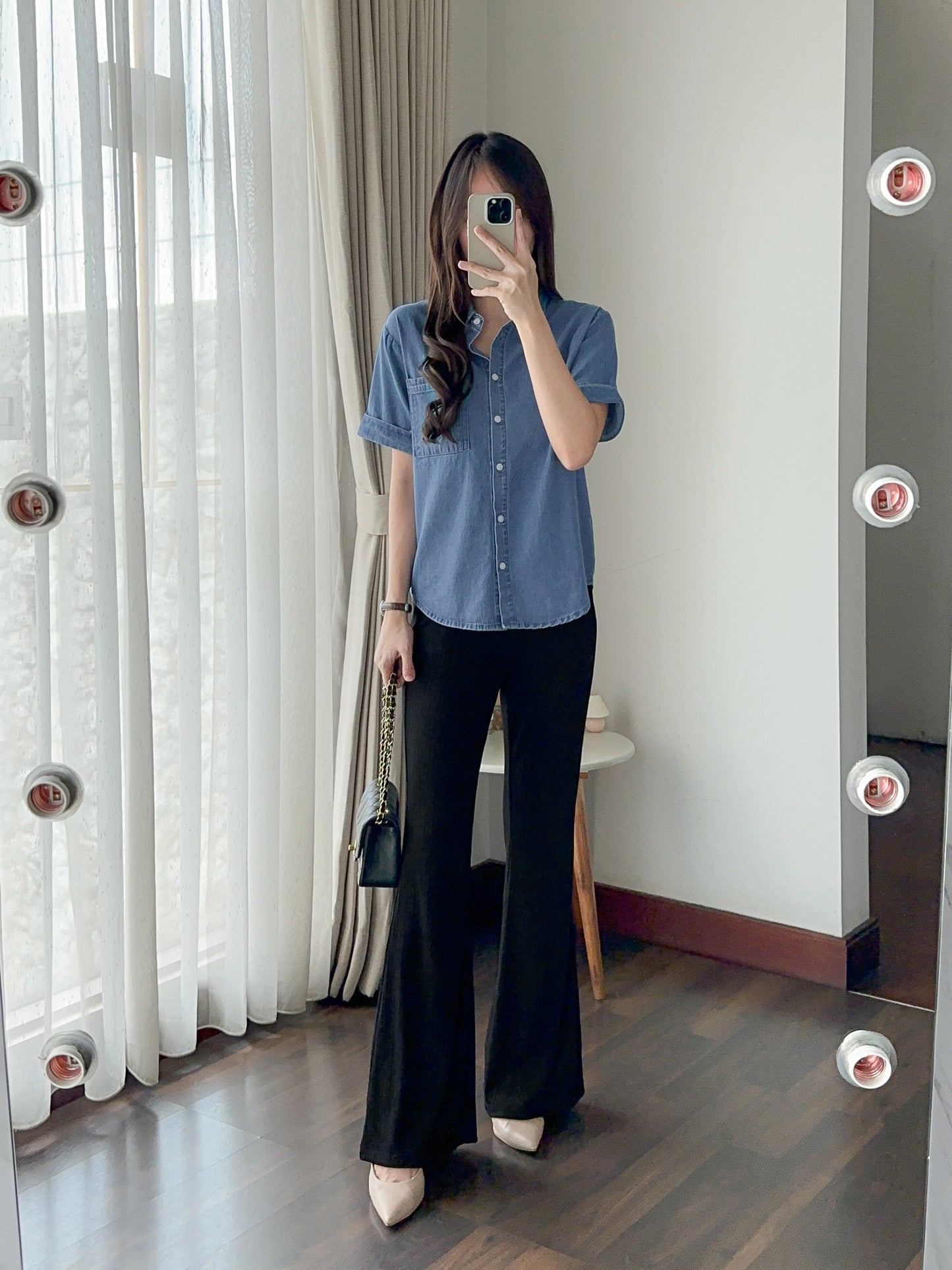 APATE DENIM TOP
