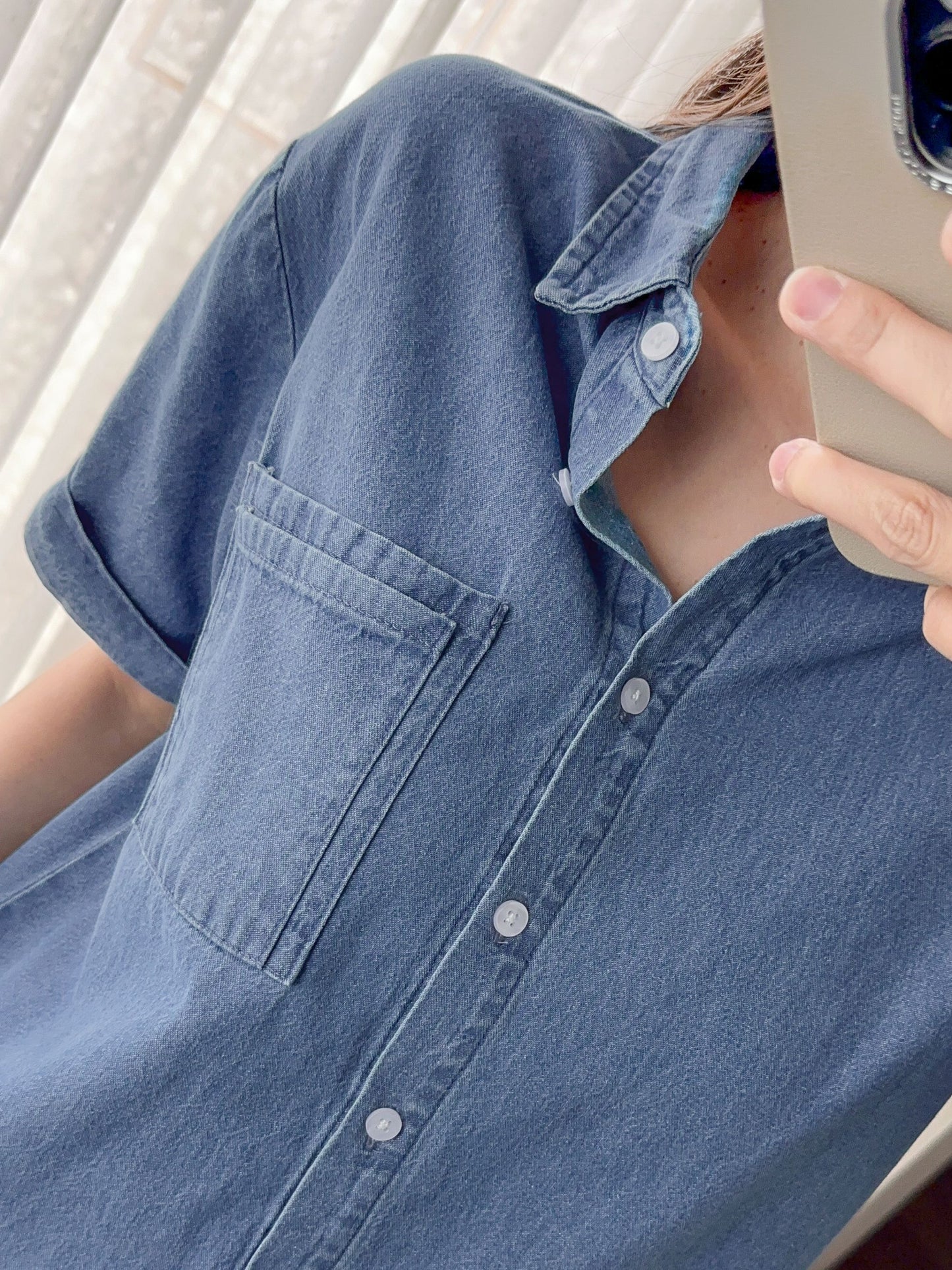 APATE DENIM TOP