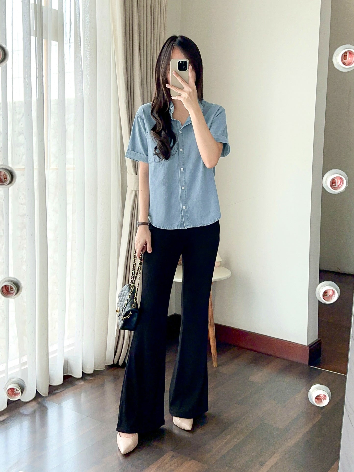 APATE DENIM TOP