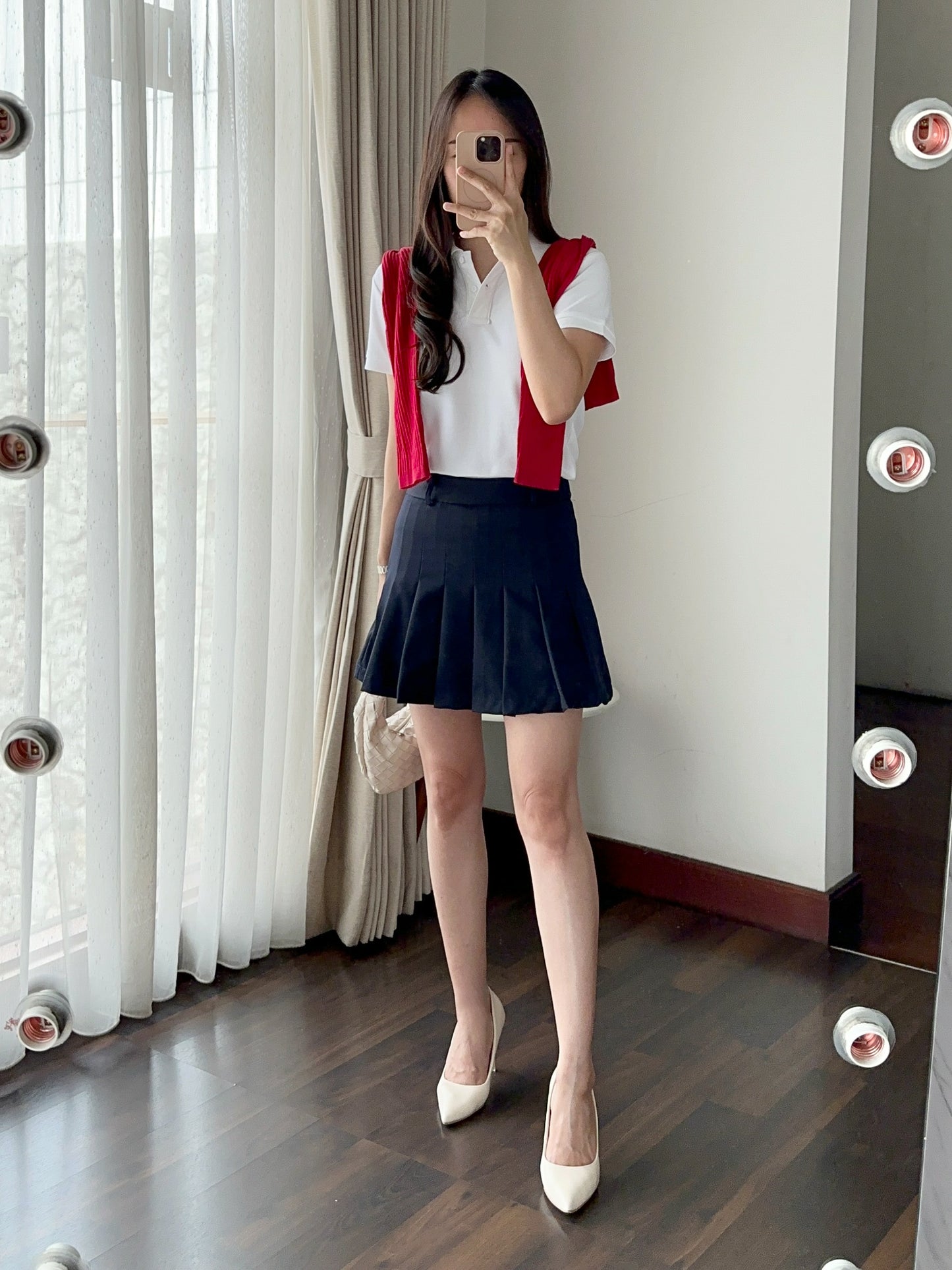 JODIE SKORT Rok Celana With Zipper