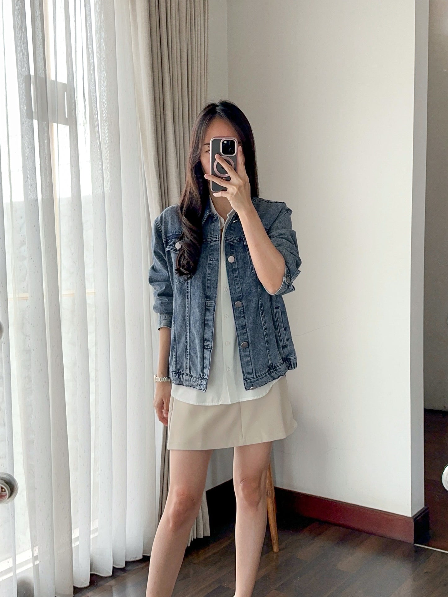 JUSTIN OVERSIZED DENIM JACKET