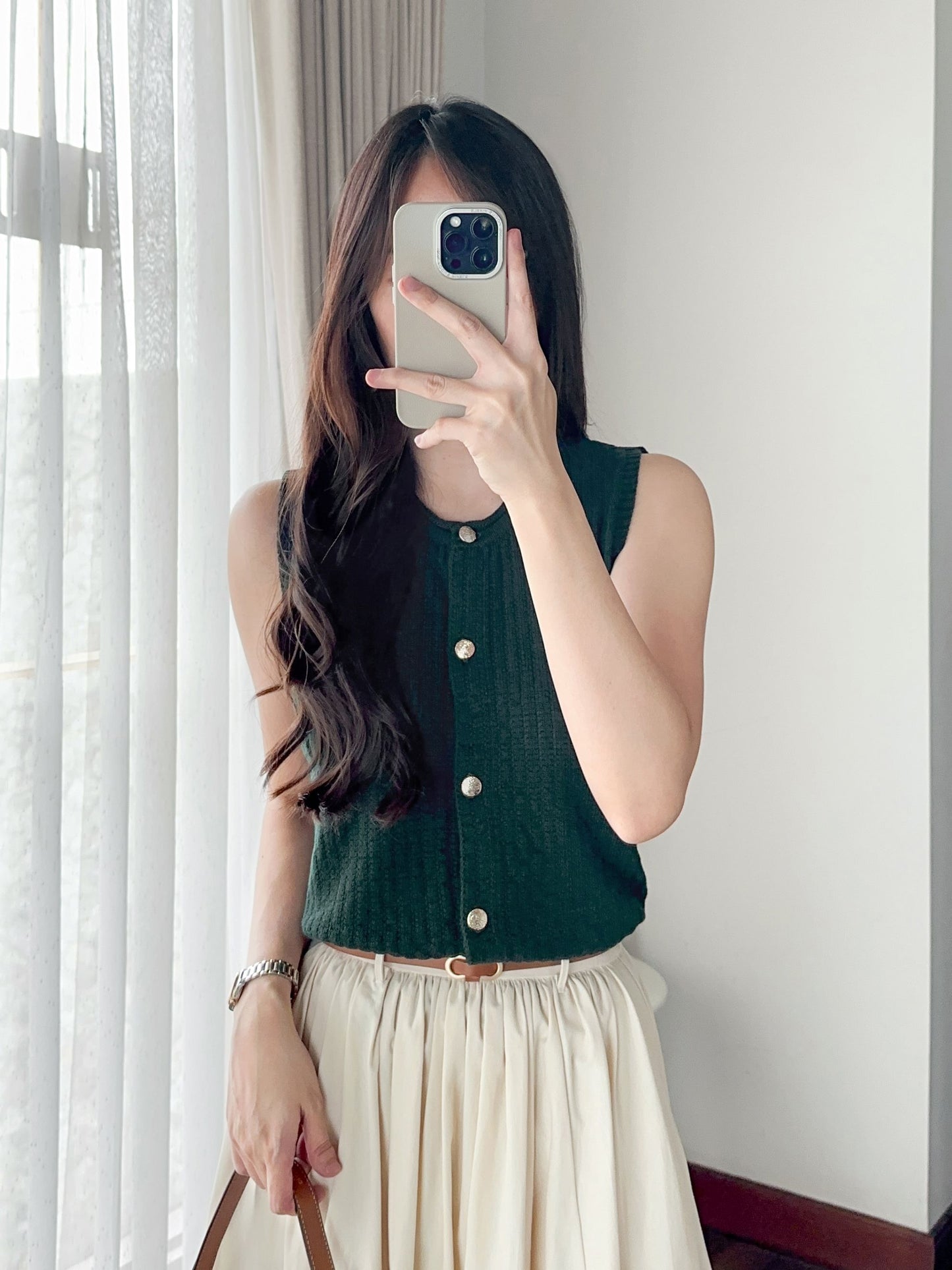 Zoey Top Vest Knit Sleeveless