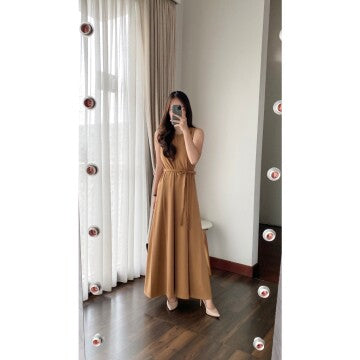 KIO DRESS BUSUI LENGTH 134 CM (OFF WHITE, BEIGE, CREAM, BROWN, KHAKY)