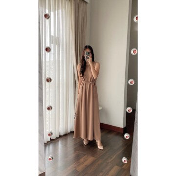 KIO DRESS BUSUI LENGTH 134 CM (OFF WHITE, BEIGE, CREAM, BROWN, KHAKY)