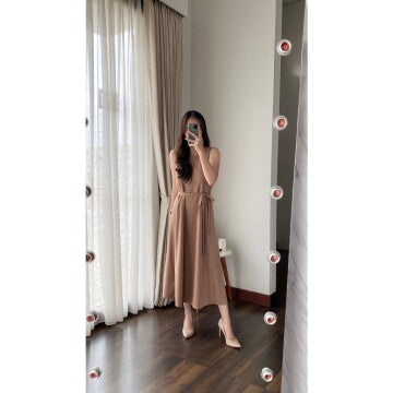 KIO DRESS BUSUI LENGTH 120 CM (OFF WHITE, BEIGE, CREAM, BROWN, KHAKY)