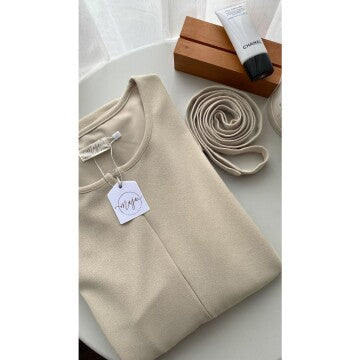 KIO DRESS BUSUI LENGTH 120 CM (OFF WHITE, BEIGE, CREAM, BROWN, KHAKY)