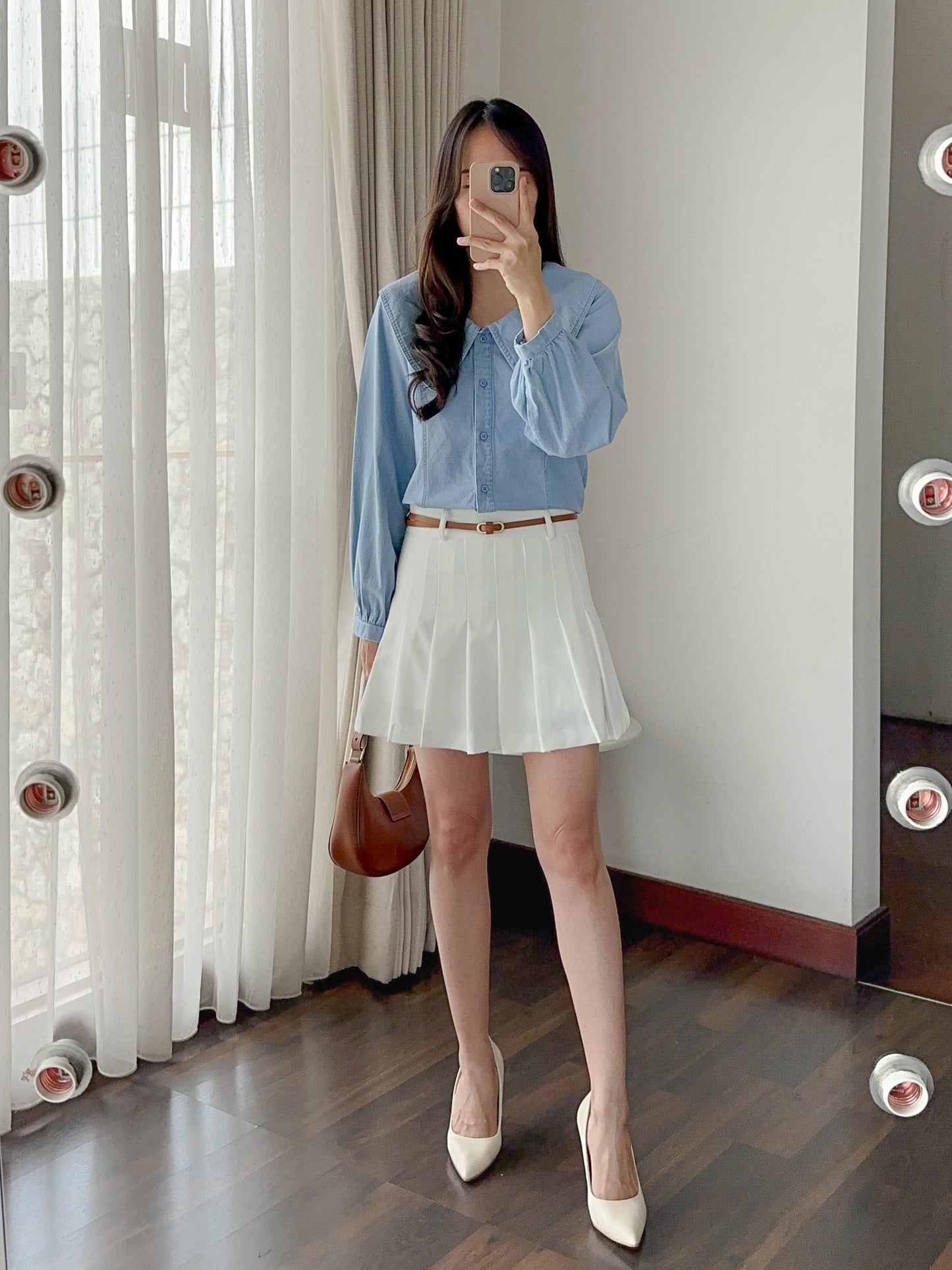 MOLI DENIM TOP