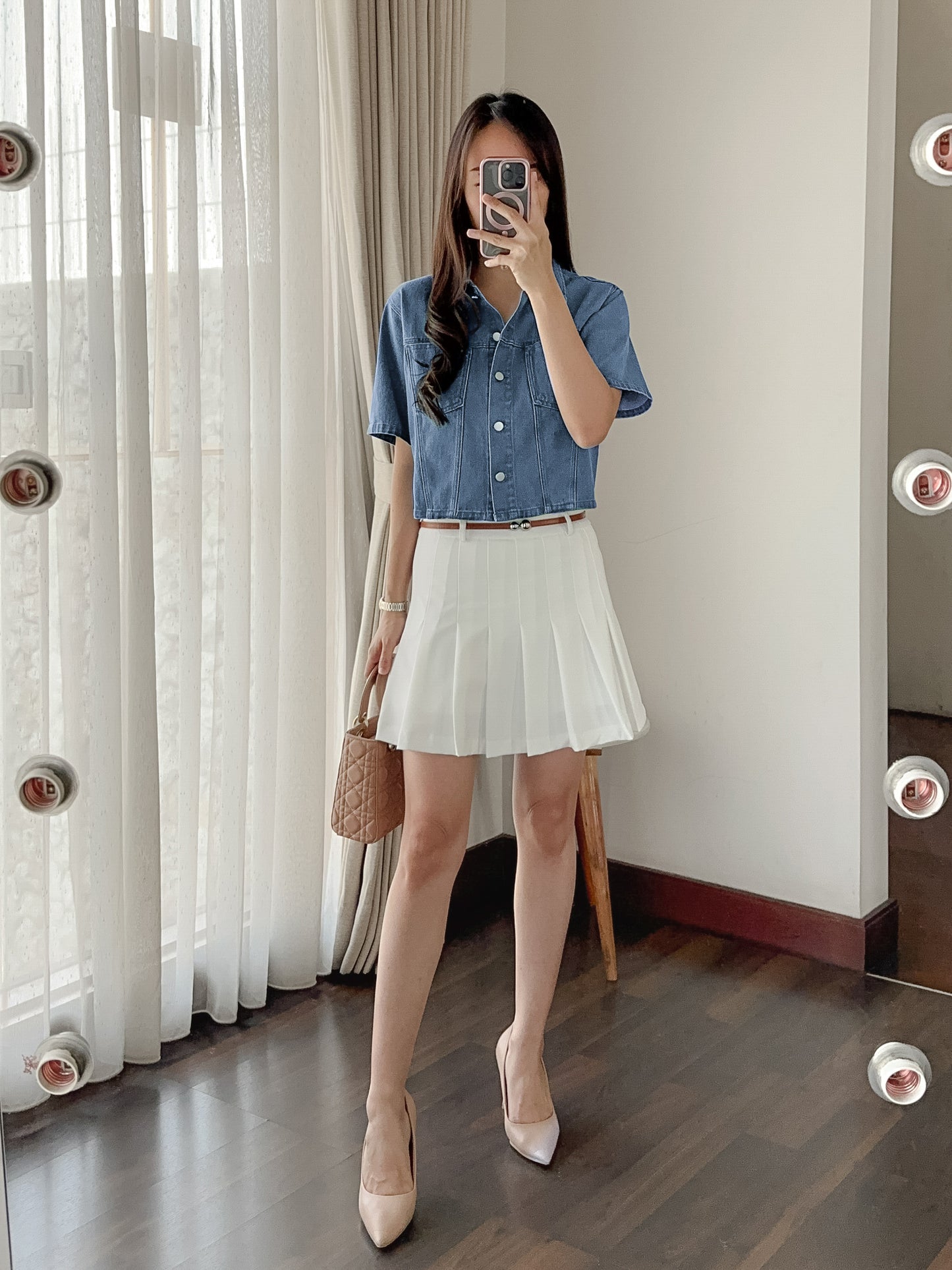 ROLA DENIM TOP