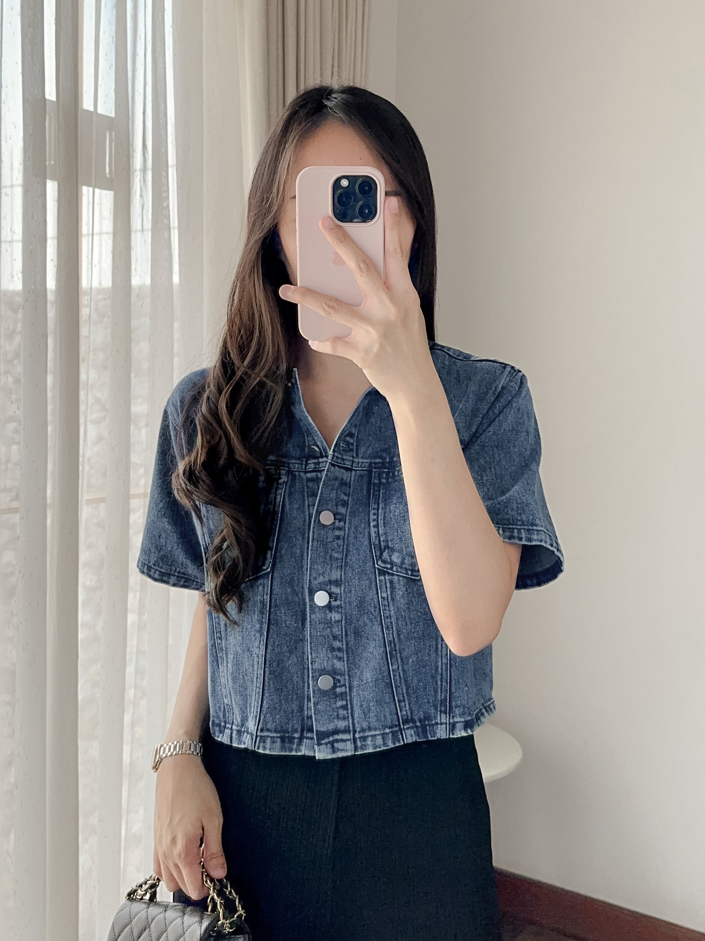 ROLA DENIM TOP