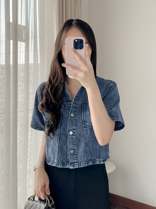 ROLA DENIM TOP