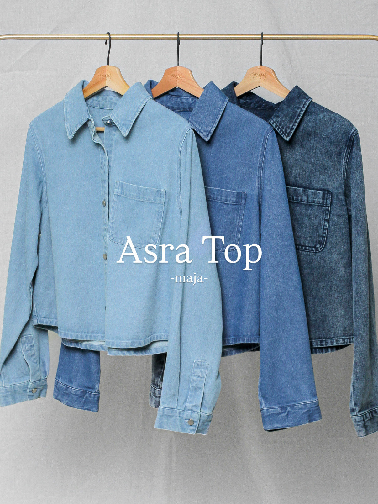 ASRA DENIM TOP
