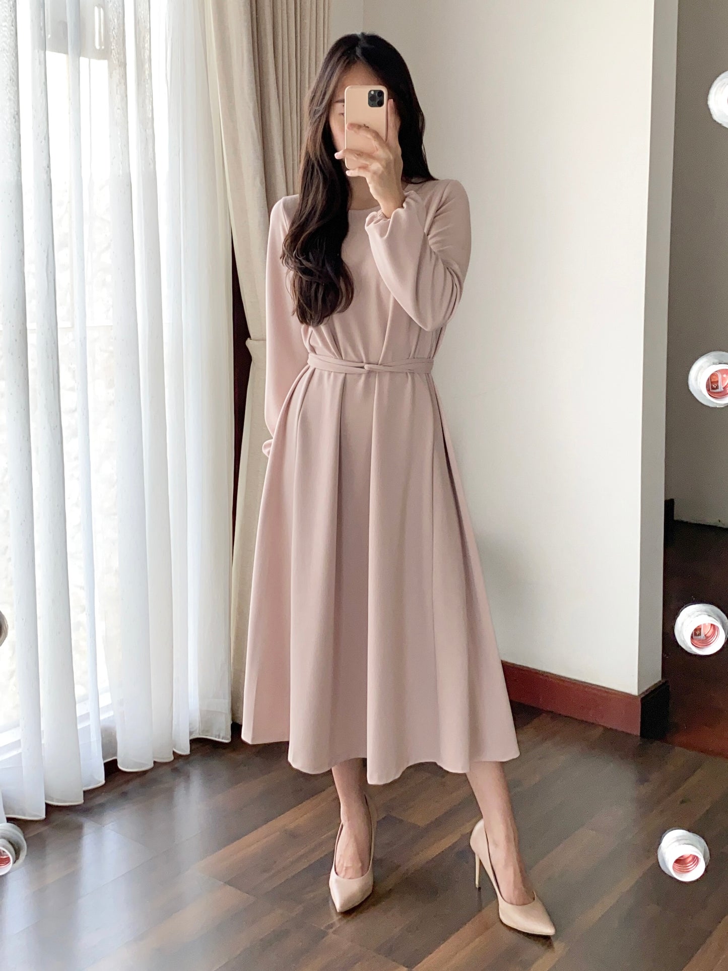 HARUKA DRESS LENGTH 120CM & 134CM WITH BELT