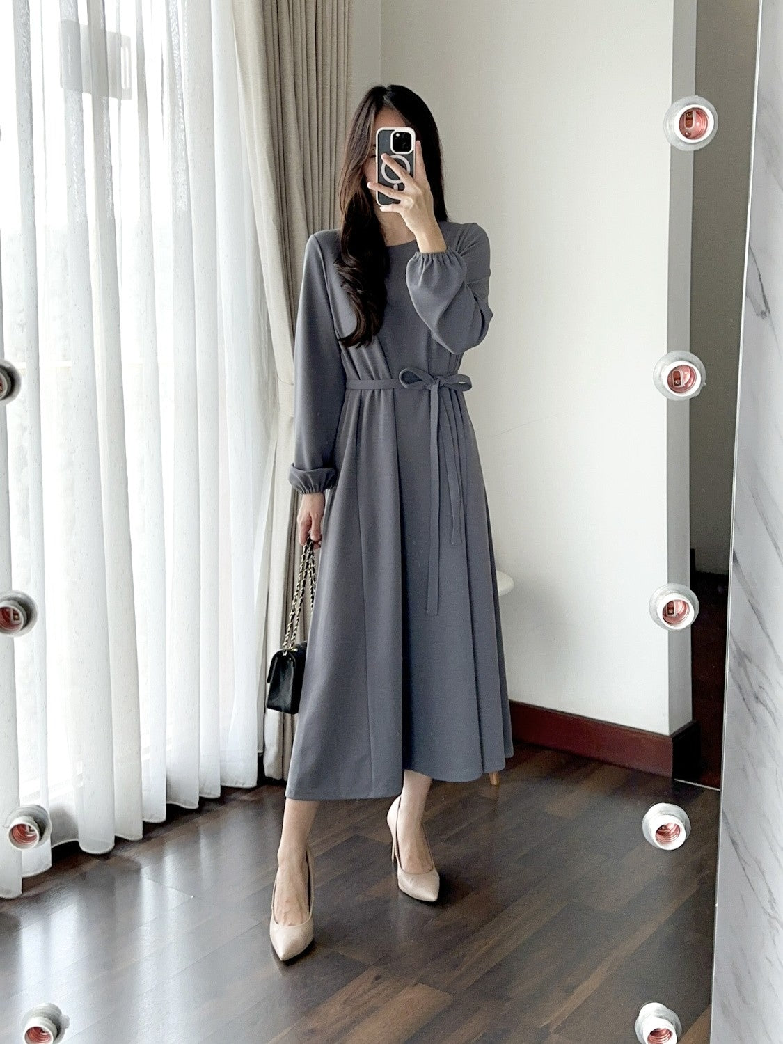 HARUKA DRESS LENGTH 120CM & 134CM WITH BELT