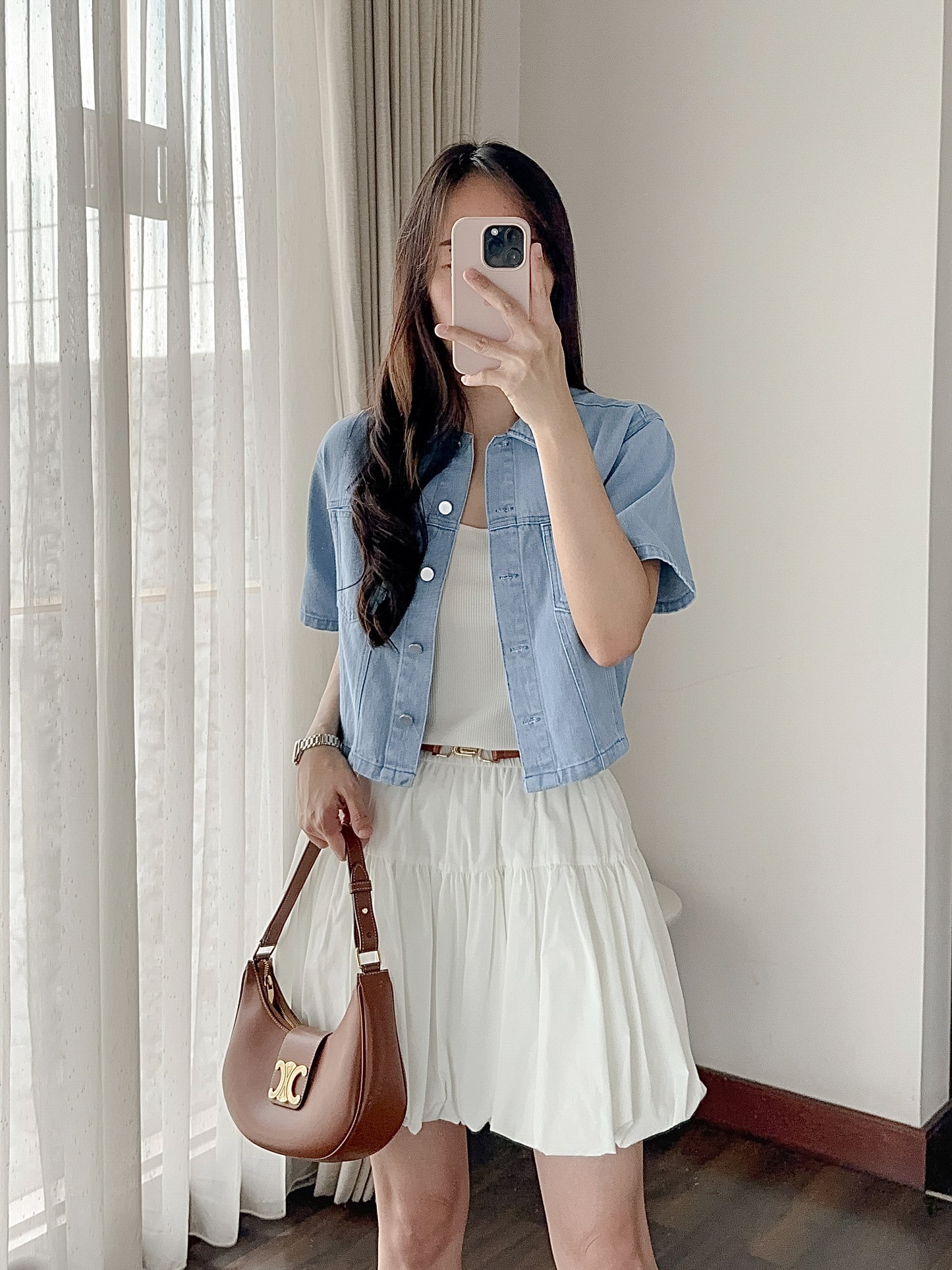 ROLA DENIM TOP
