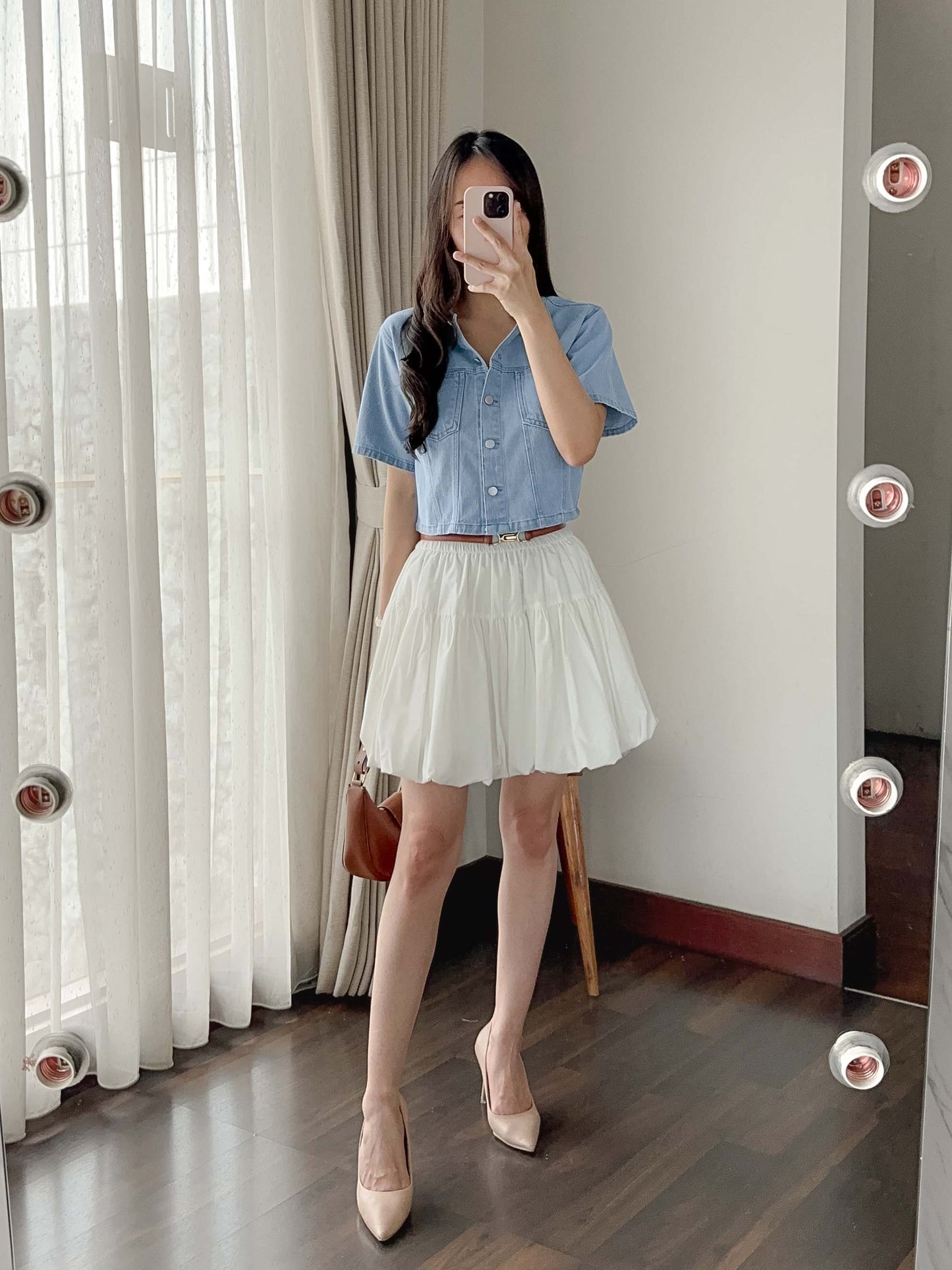 ROLA DENIM TOP