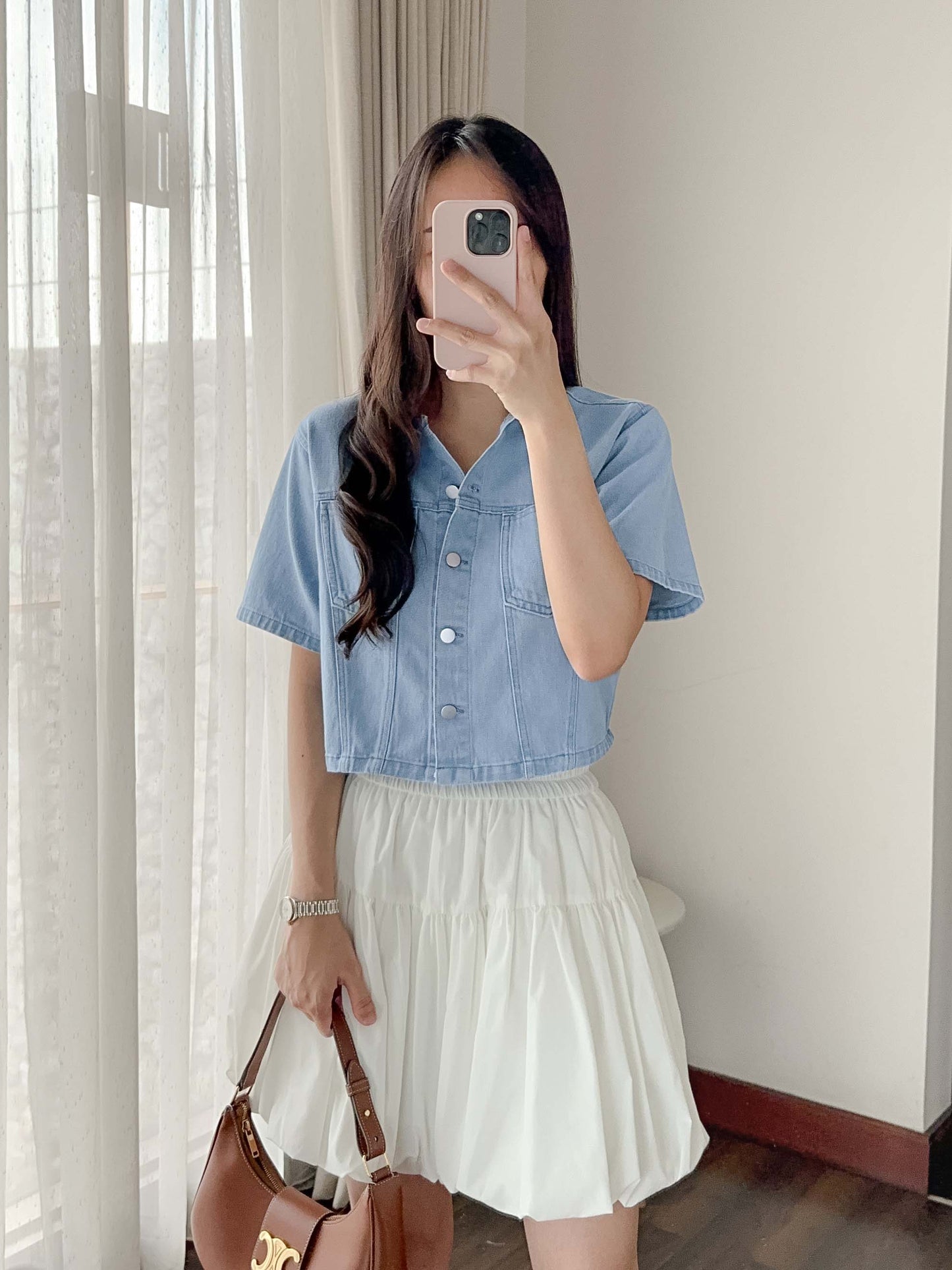 ROLA DENIM TOP