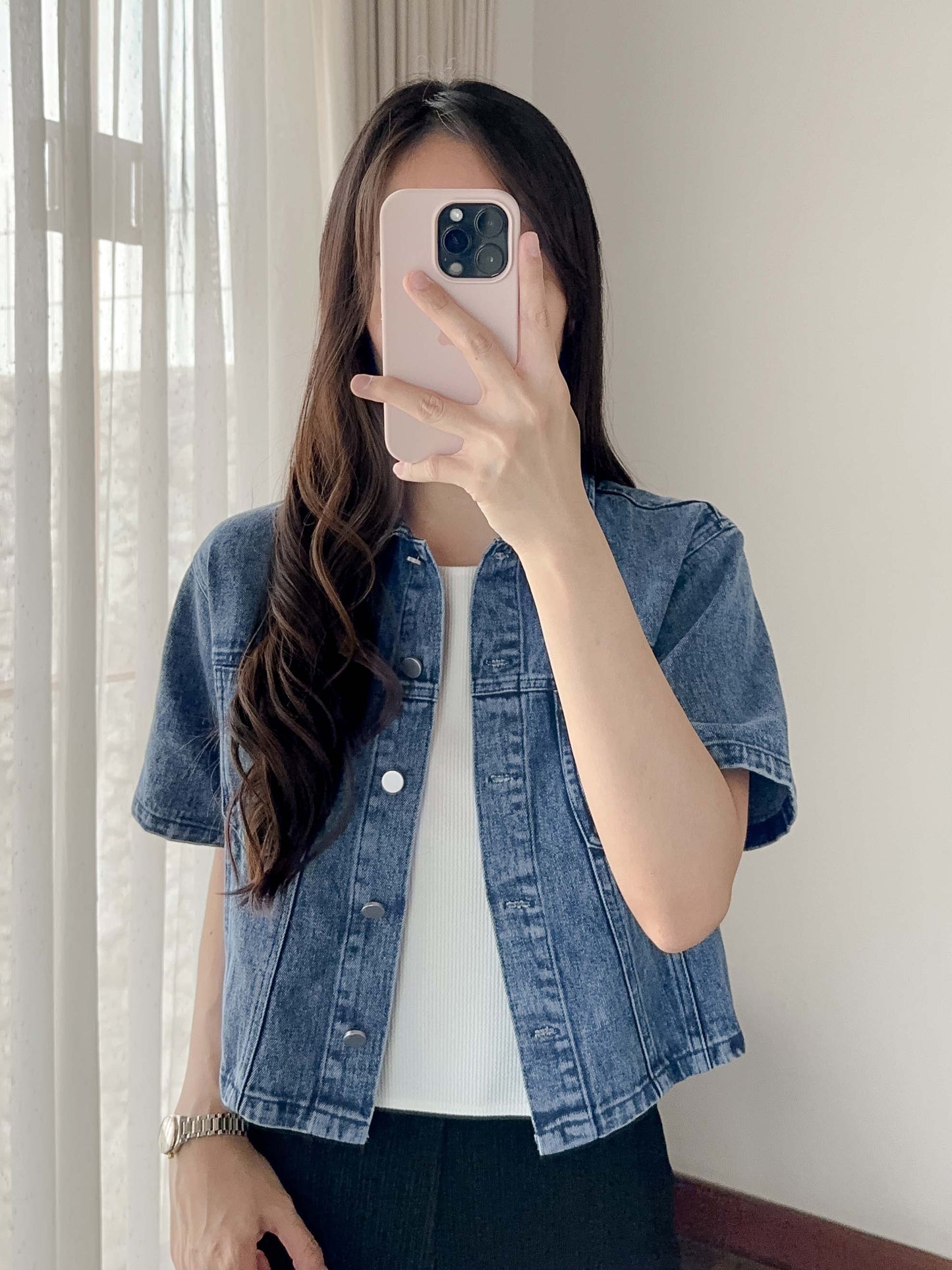ROLA DENIM TOP