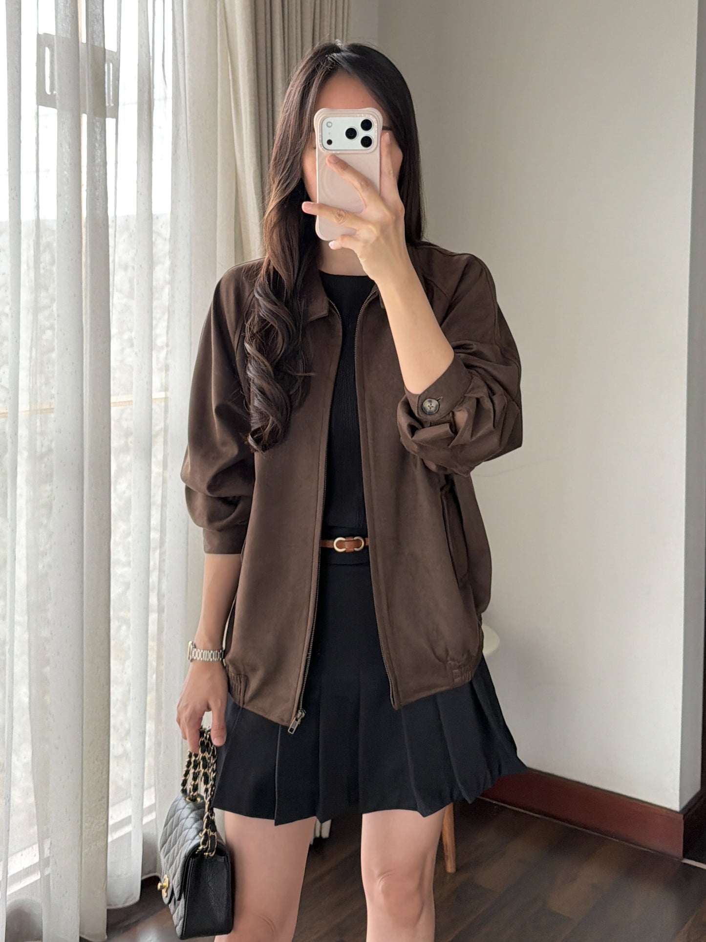 ROGER SUEDE JACKET