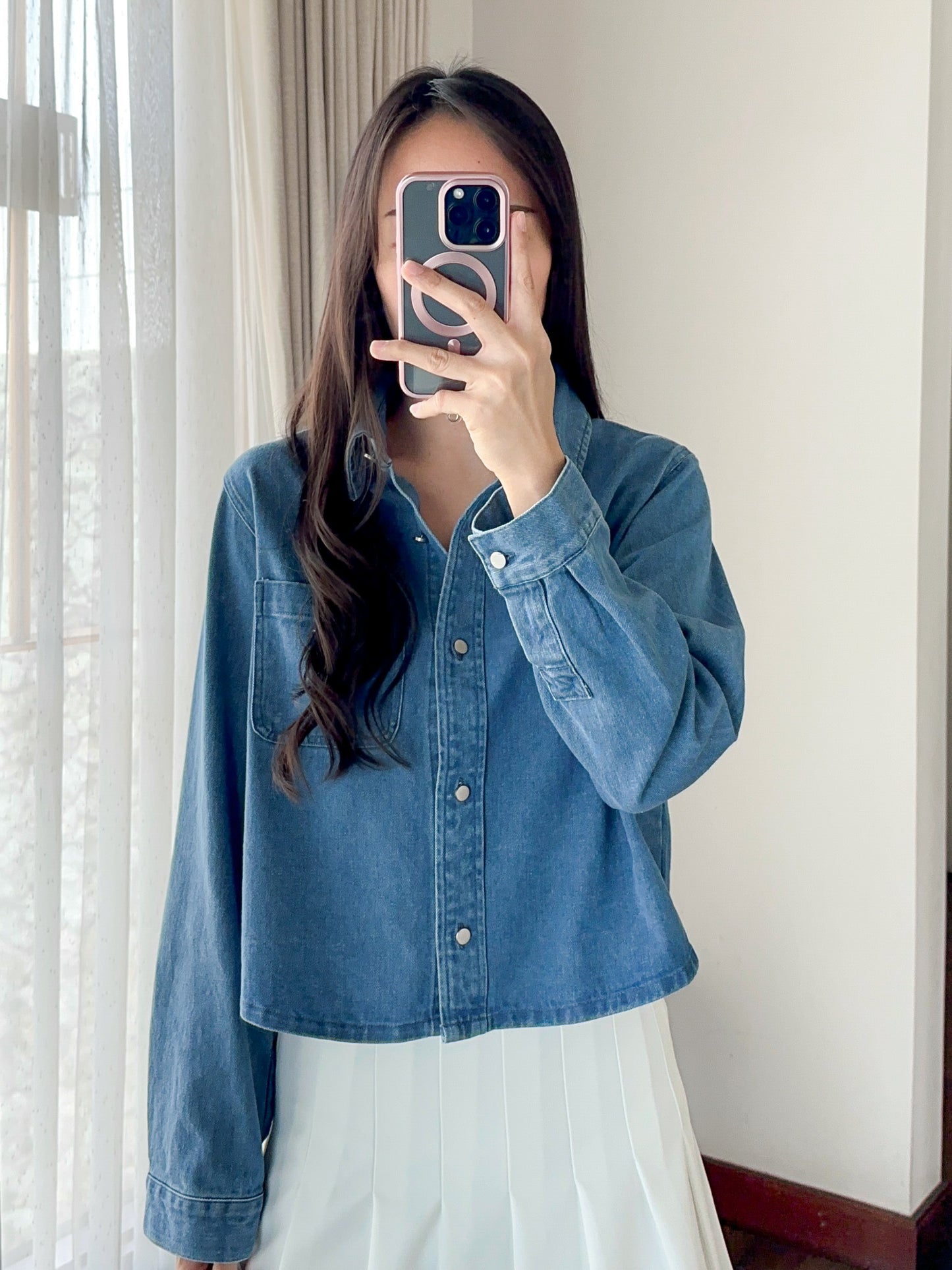 ASRA DENIM TOP