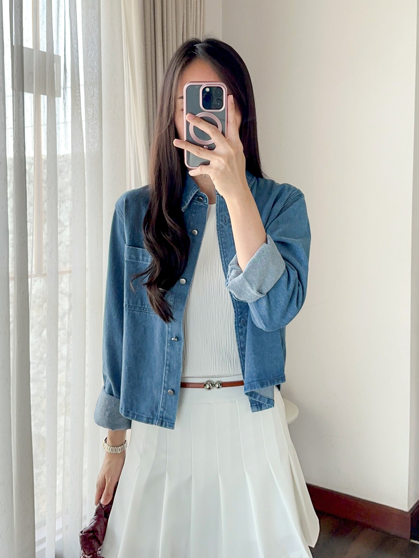 ASRA DENIM TOP