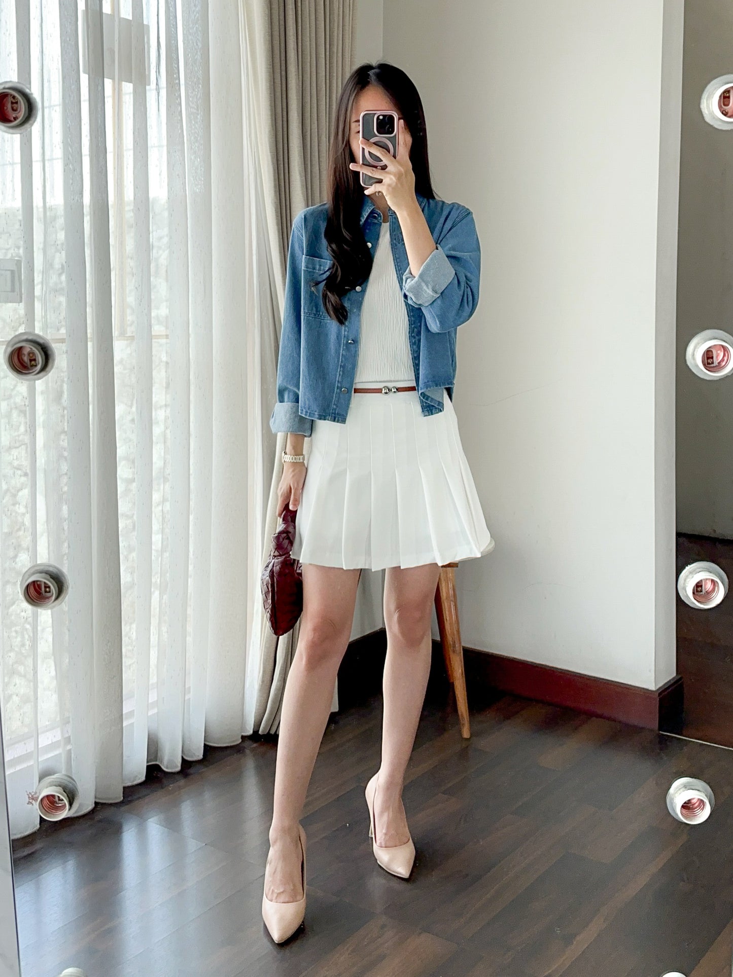 ASRA DENIM TOP