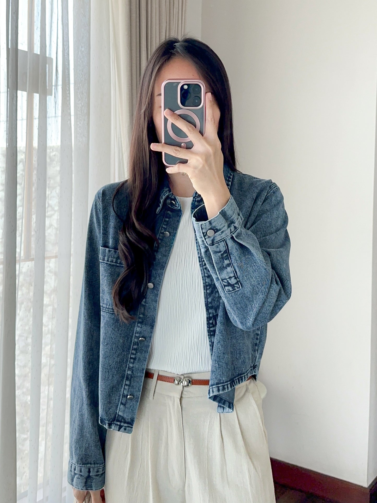 ASRA DENIM TOP