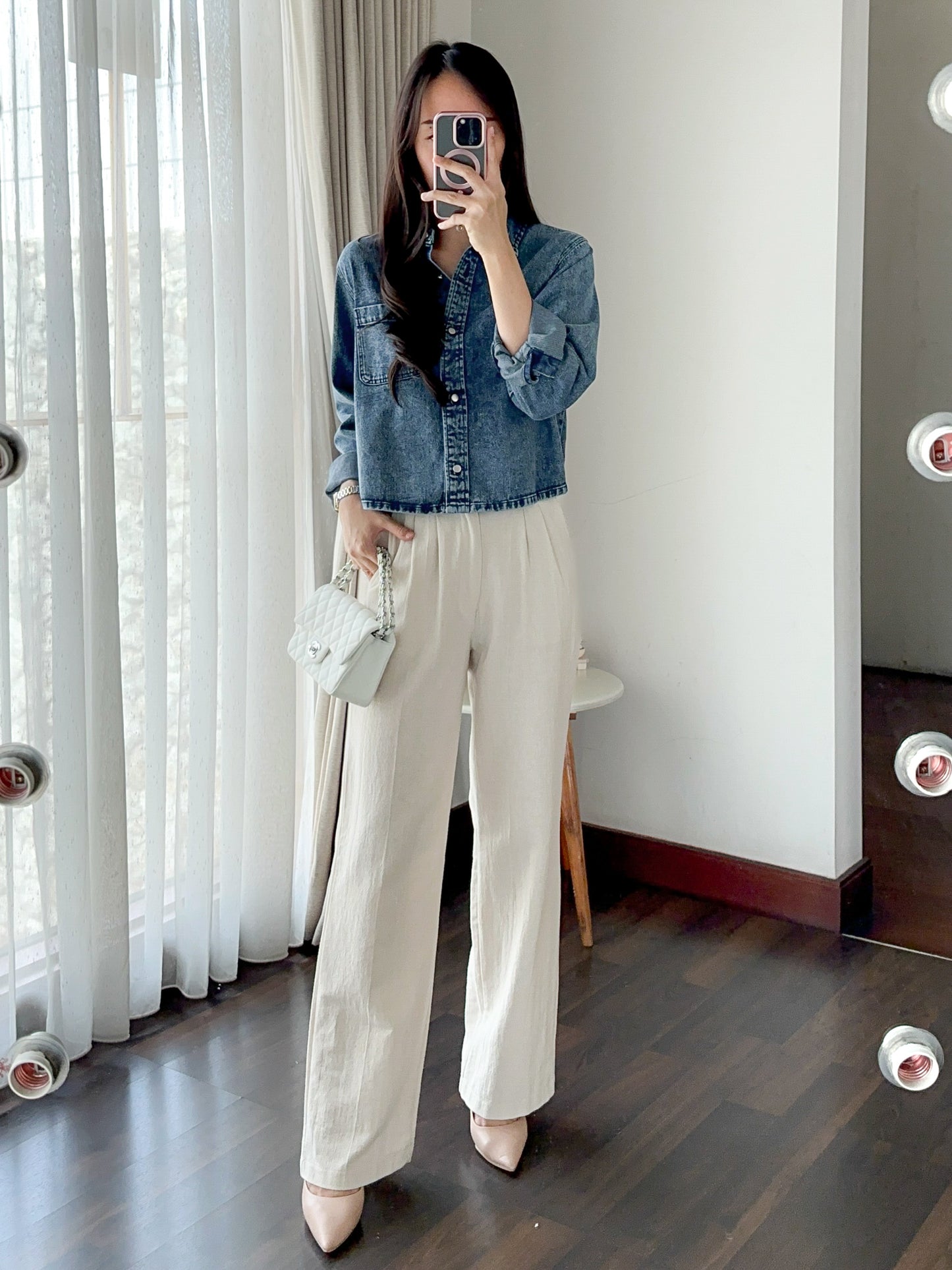 ASRA DENIM TOP