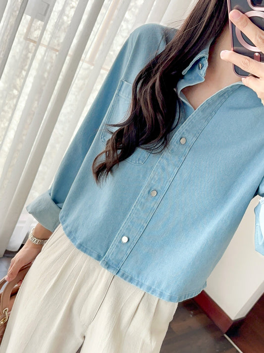 ASRA DENIM TOP