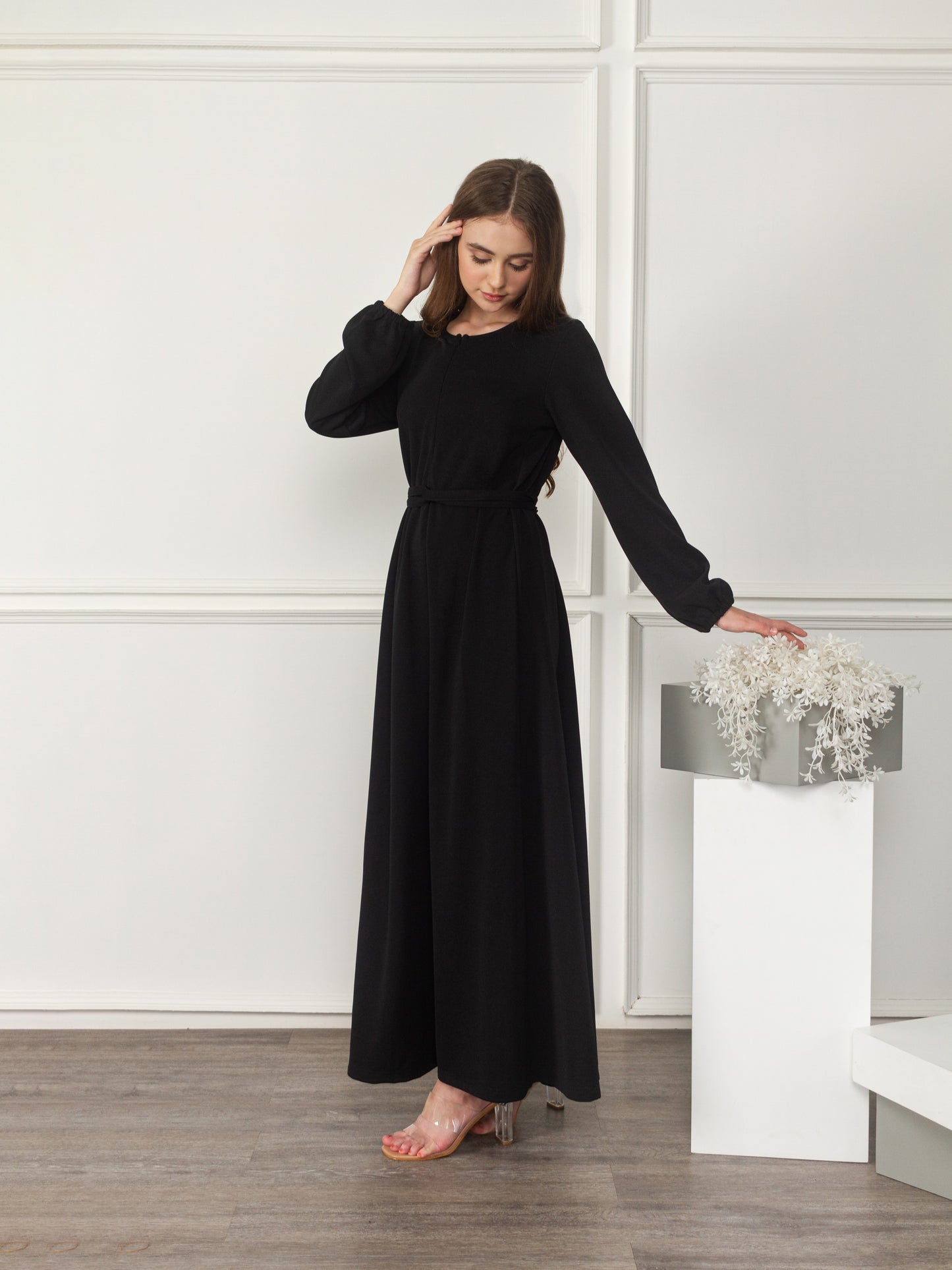 HARUKA DRESS BUSUI FRIENDLY LENGTH 120CM & 134CM WITH BELT