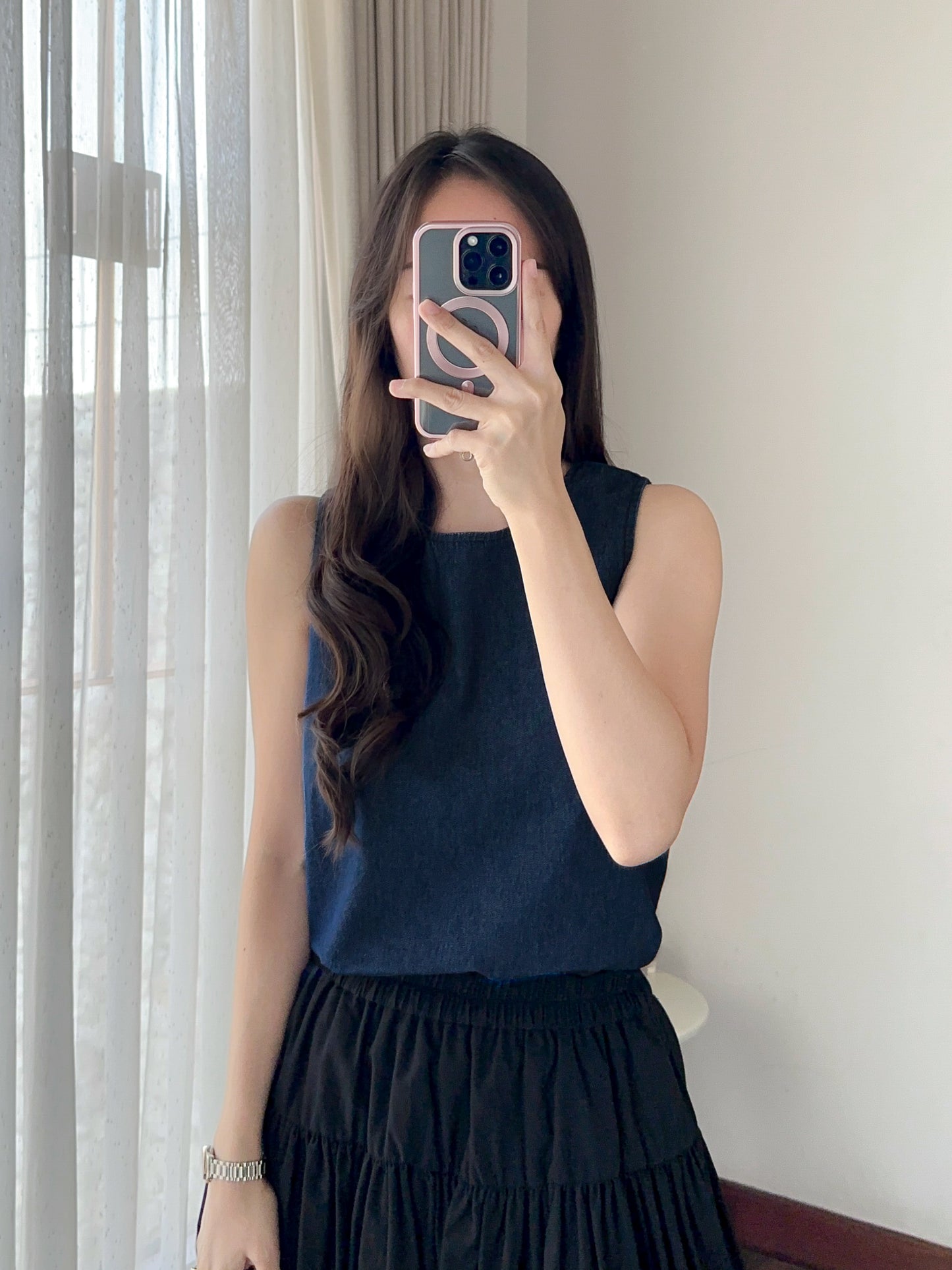 LILO DENIM TOP