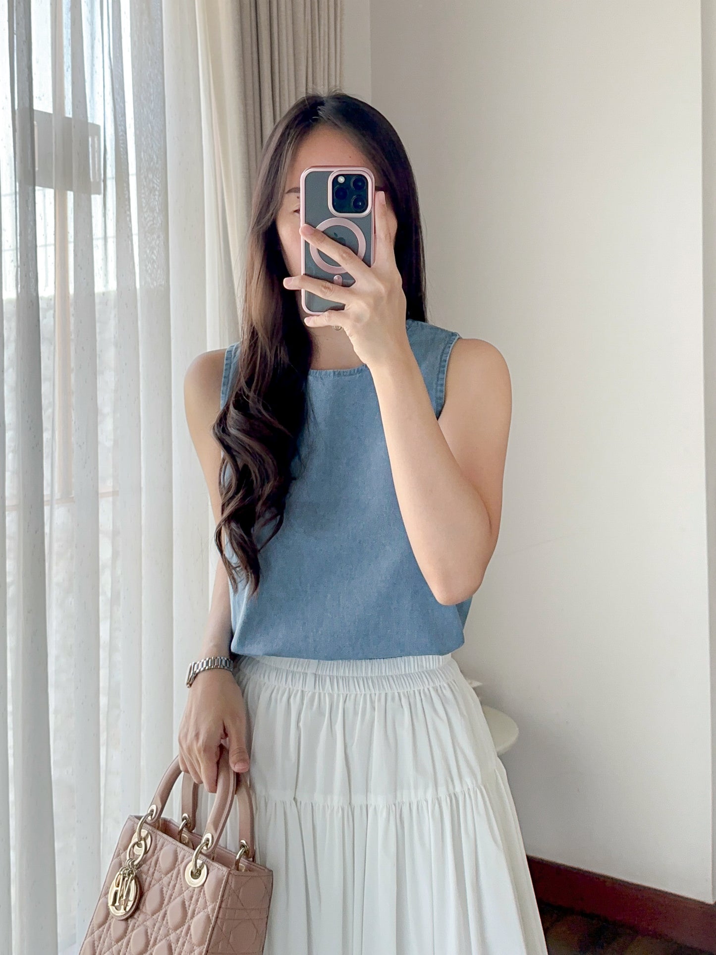 LILO DENIM TOP