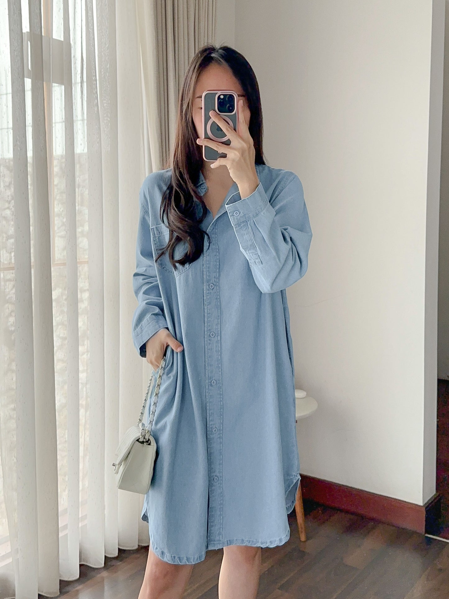 TOMO DENIM DRESS