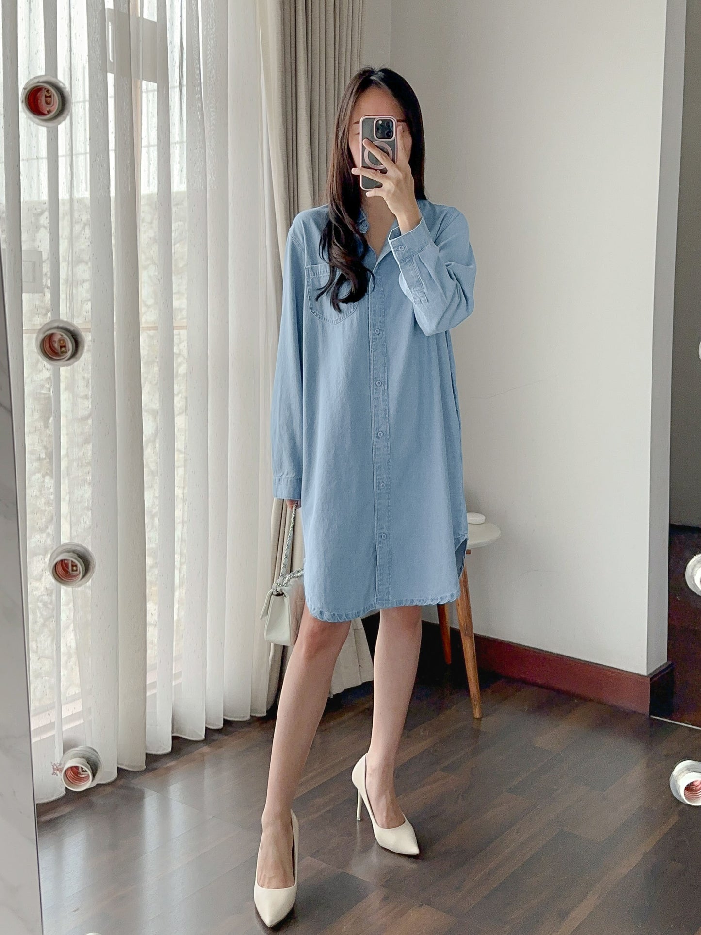 TOMO DENIM DRESS