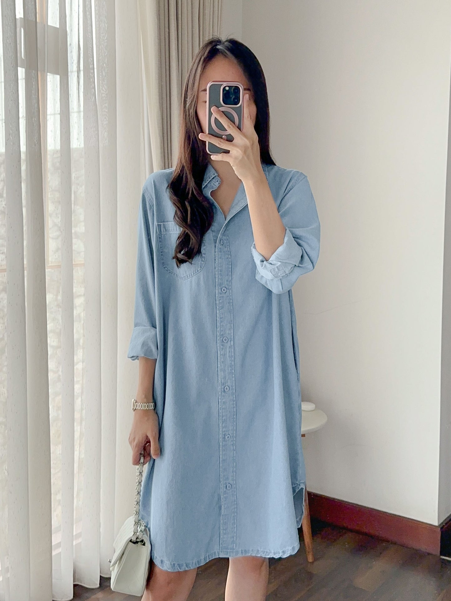 TOMO DENIM DRESS