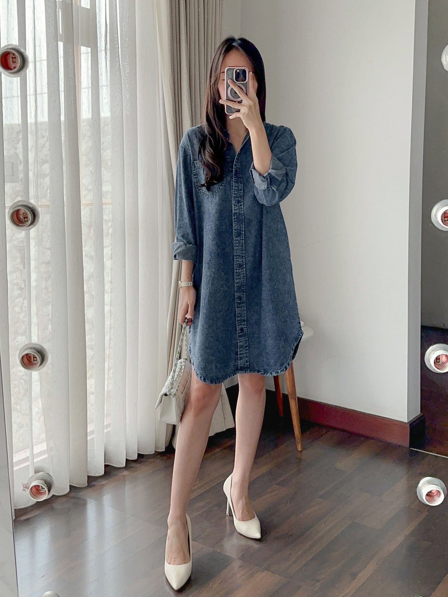 TOMO DENIM DRESS
