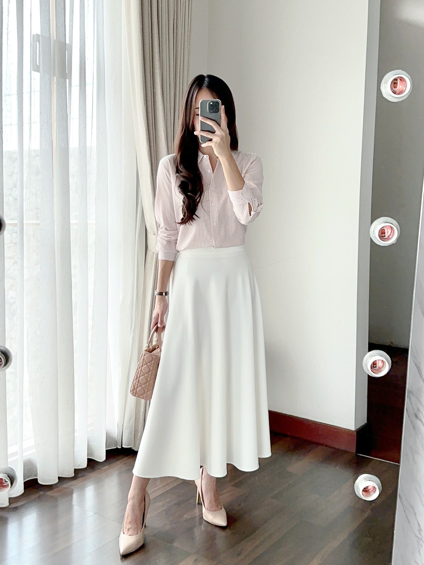 BLAIRE SKIRT OFF WHITE