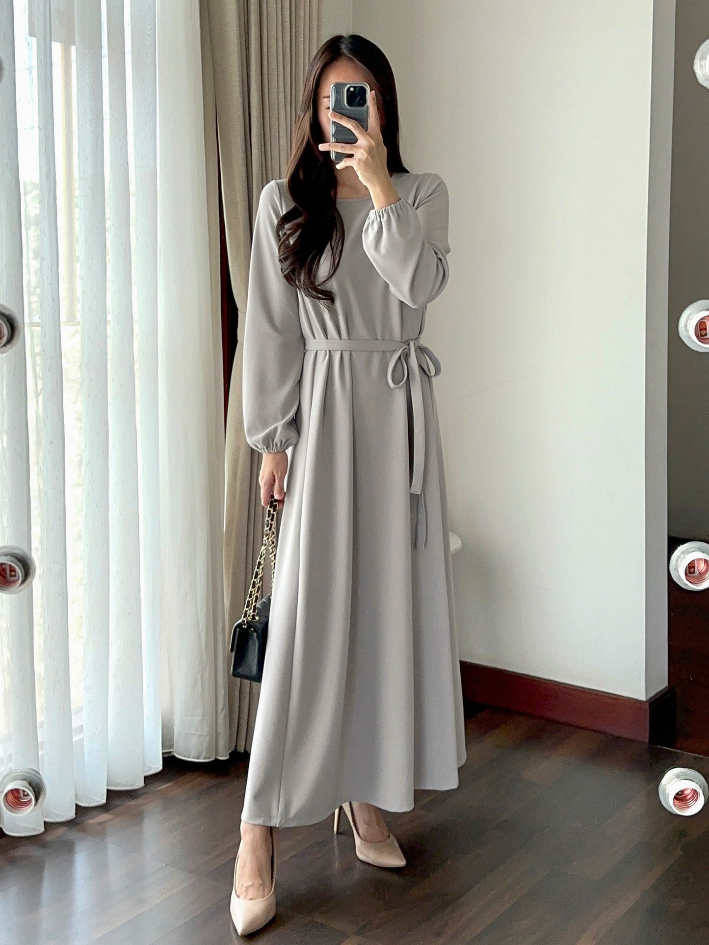 HARUKA DRESS LENGTH 120CM & 134CM WITH BELT