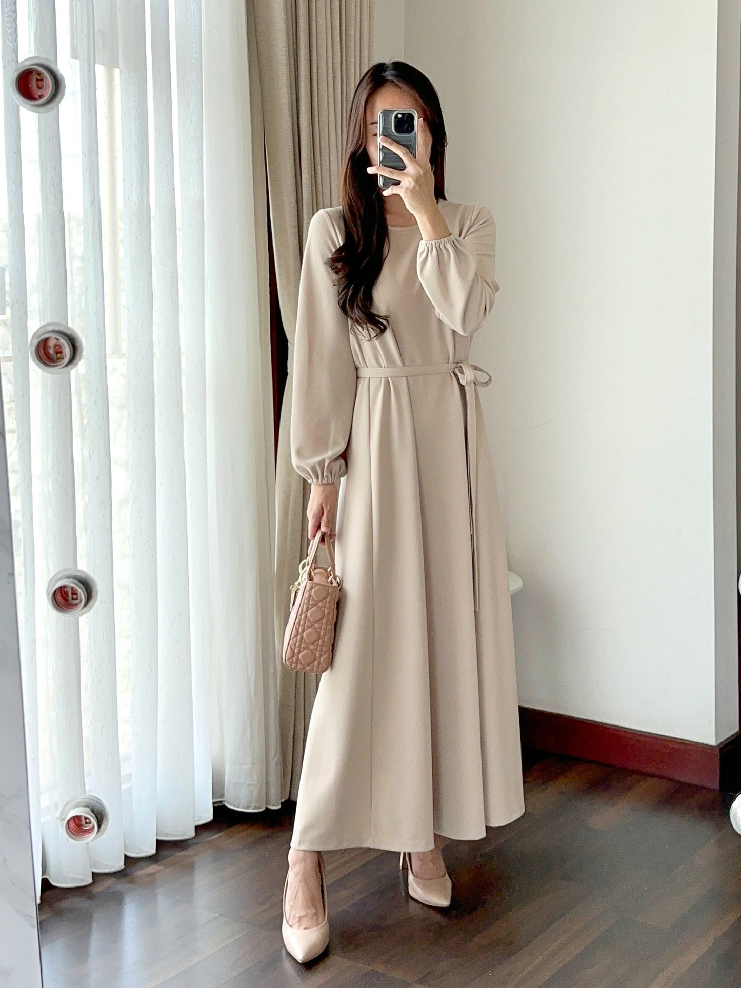 HARUKA DRESS LENGTH 120CM & 134CM WITH BELT