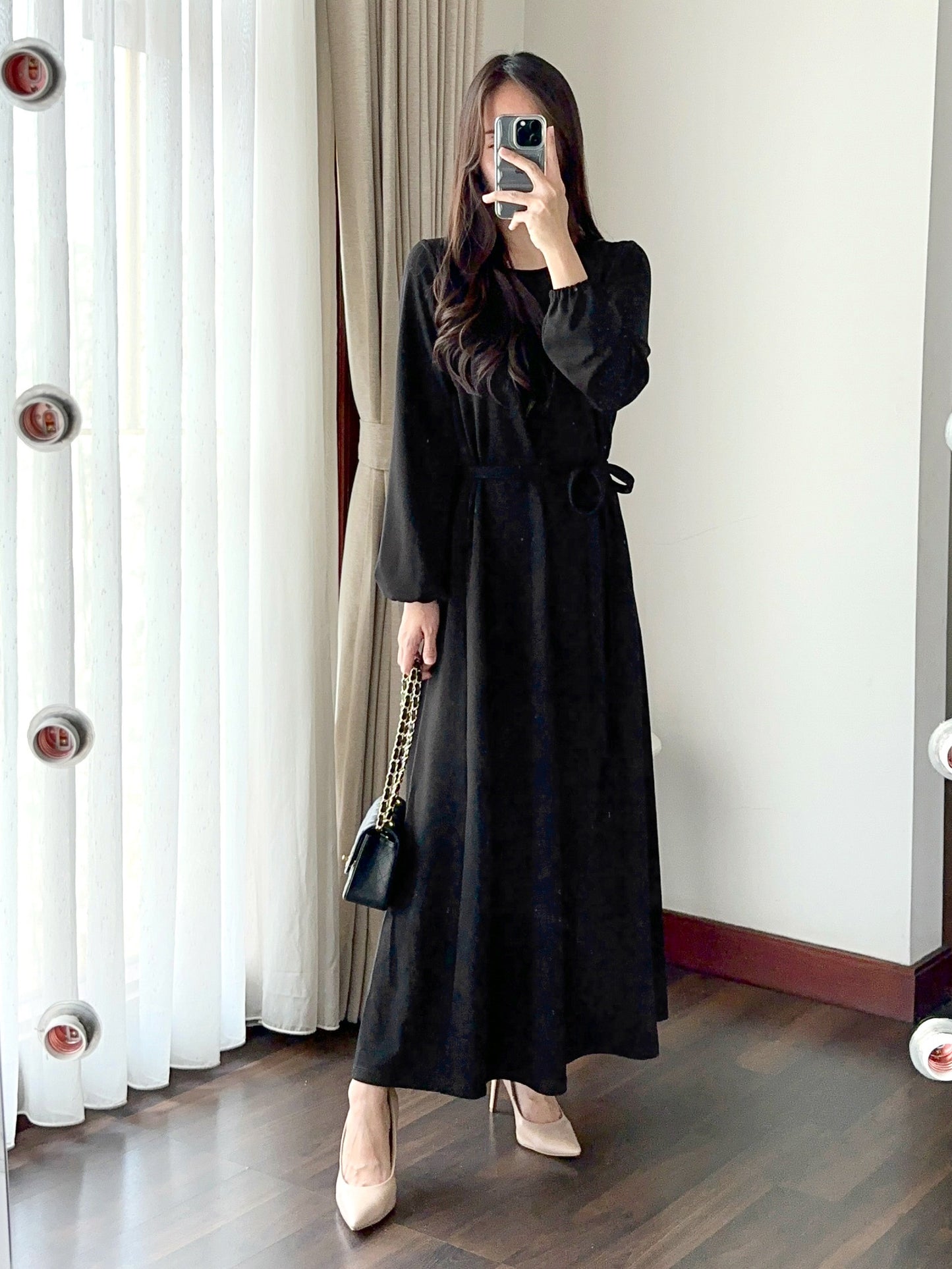 HARUKA DRESS LENGTH 120CM & 134CM WITH BELT