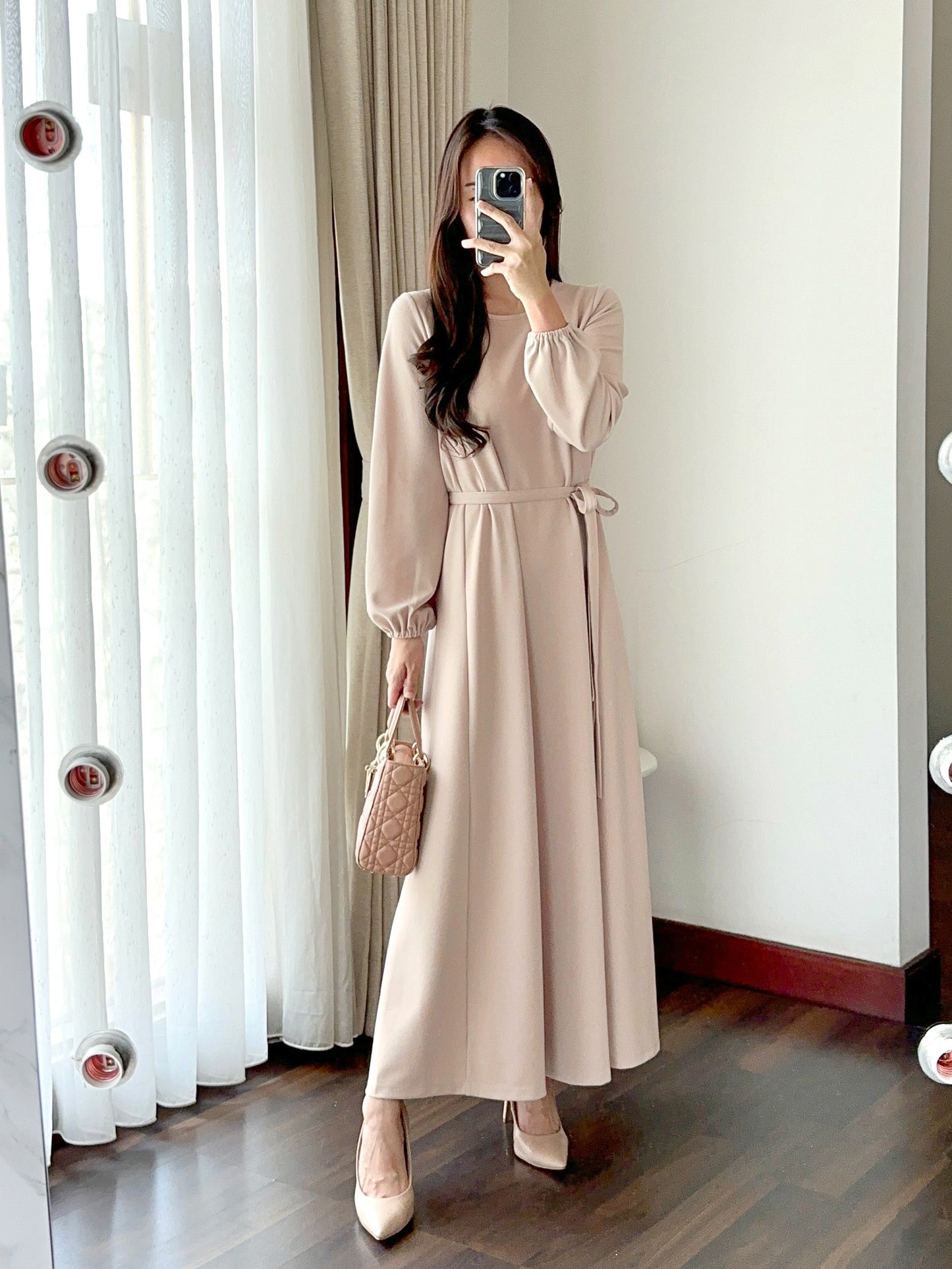 HARUKA DRESS LENGTH 120CM & 134CM WITH BELT