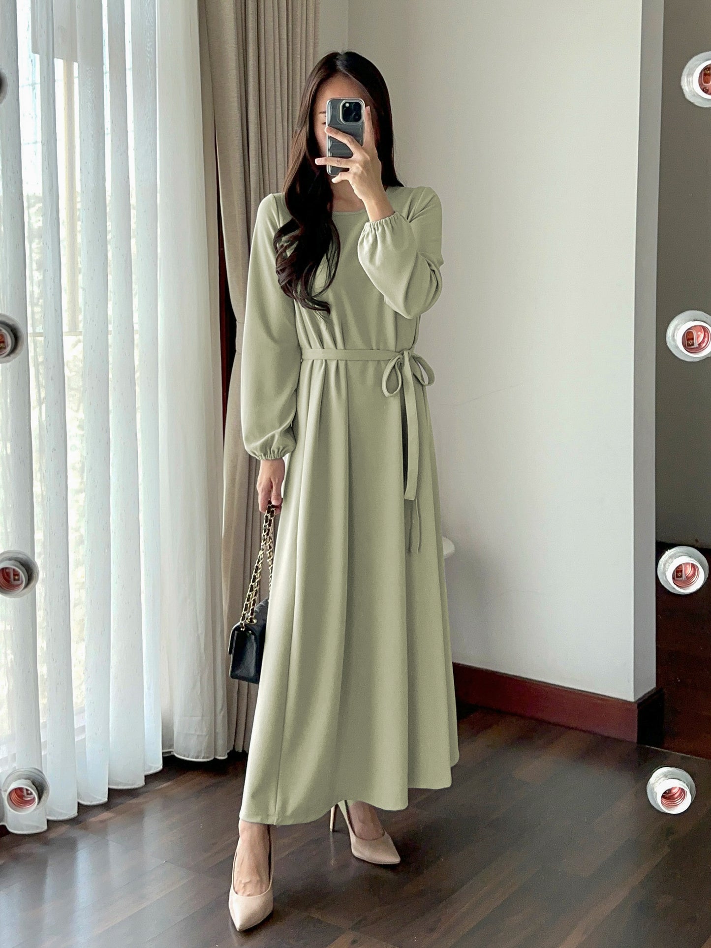 HARUKA DRESS LENGTH 120CM & 134CM WITH BELT