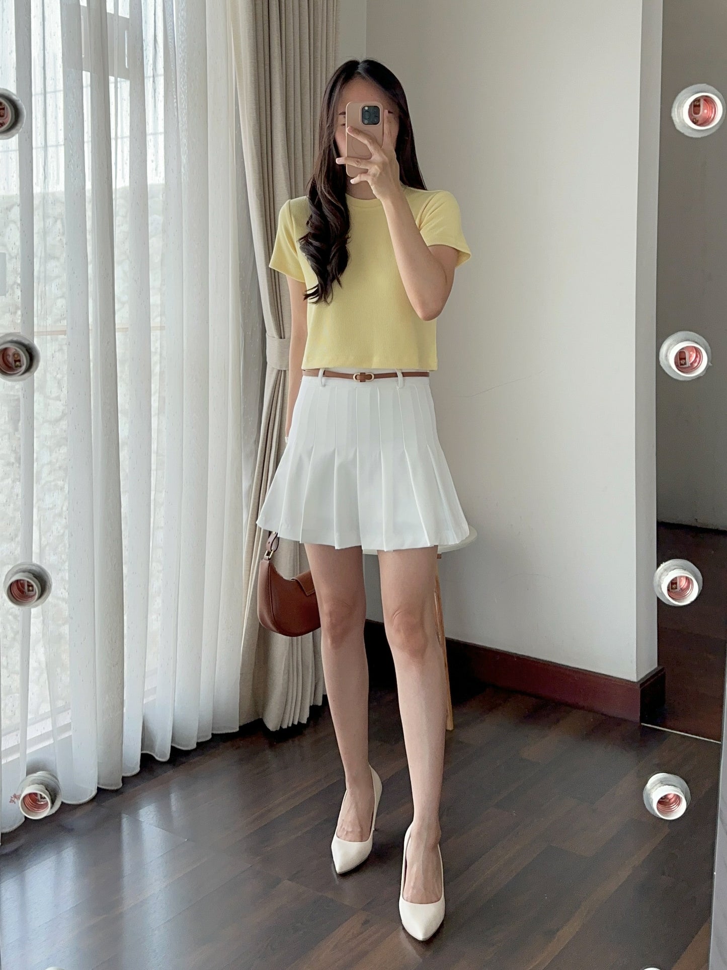 JODIE SKORT Rok Celana With Zipper