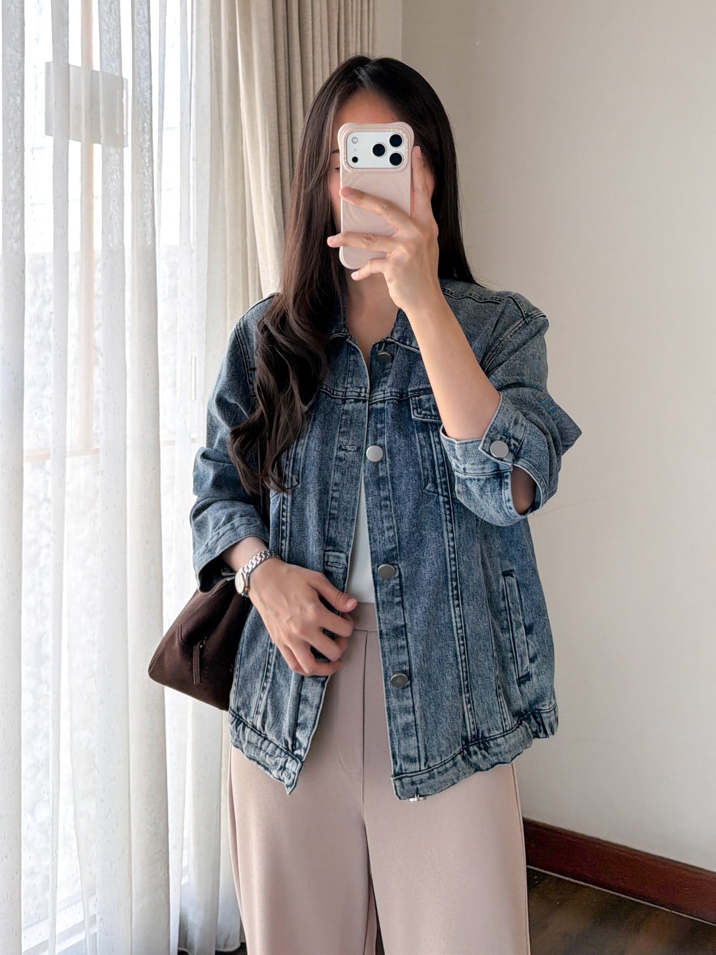 JUSTIN OVERSIZED DENIM JACKET