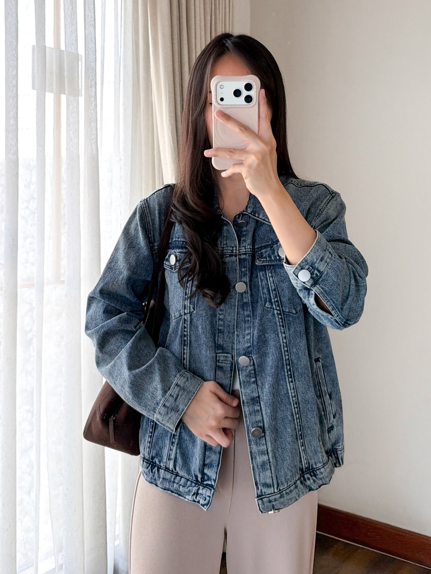 JUSTIN OVERSIZED DENIM JACKET