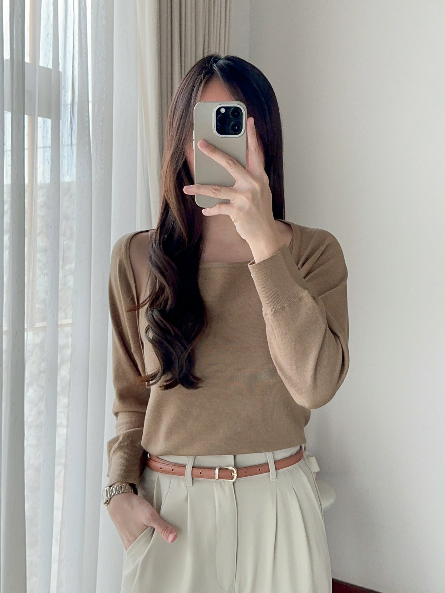 MALEKA TOP KNIT / OUTER KNIT / SET