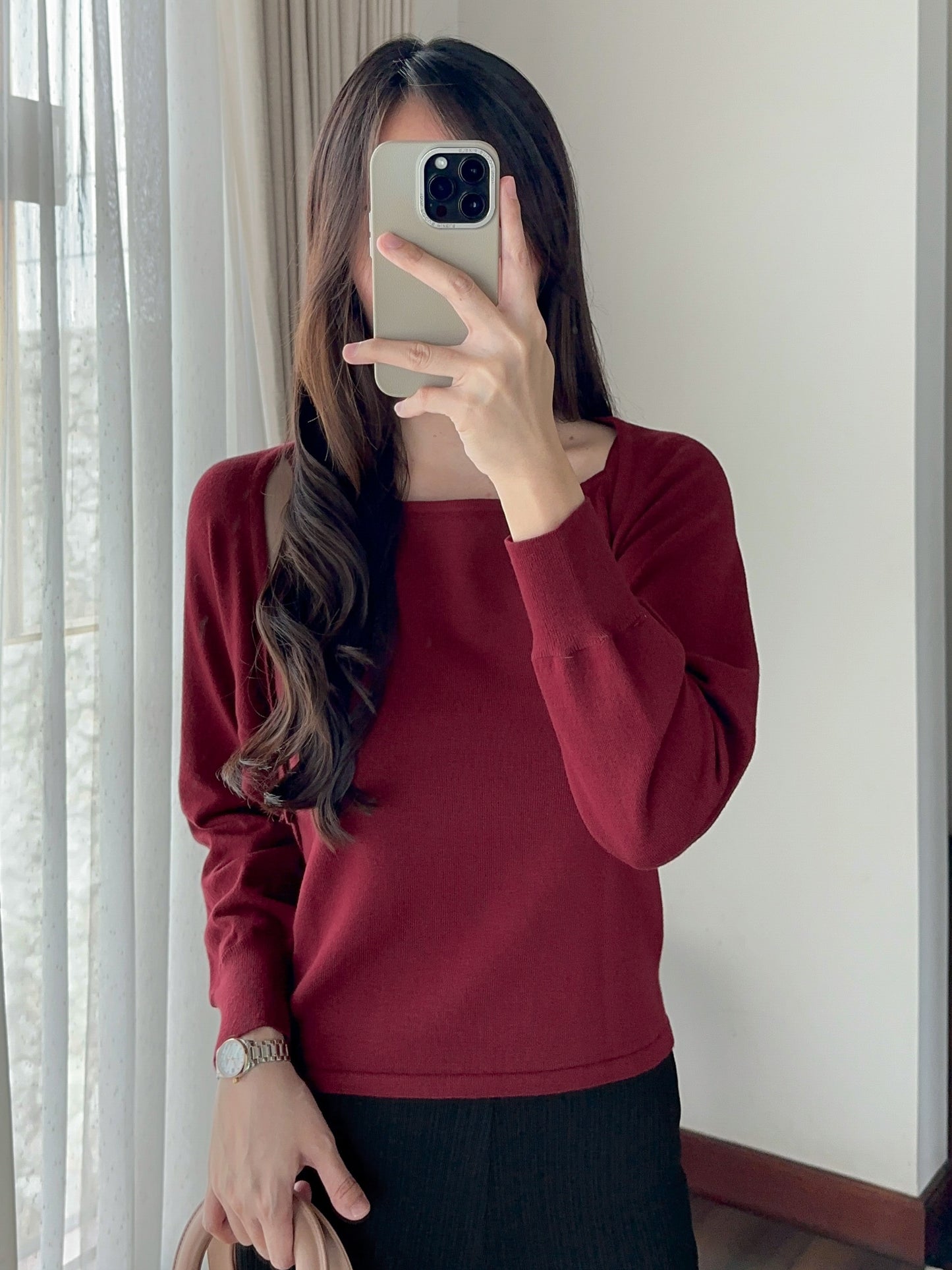 MALEKA TOP KNIT / OUTER KNIT / SET
