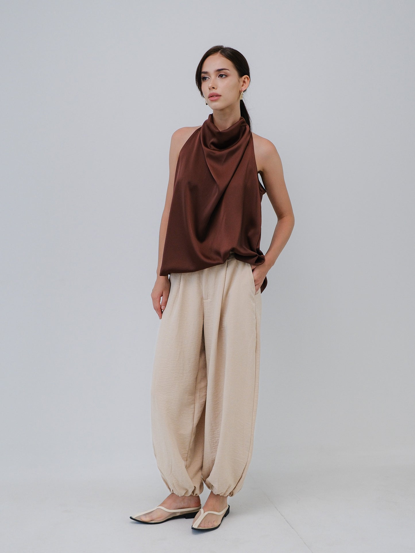 SELINA HALTERNECK TOP