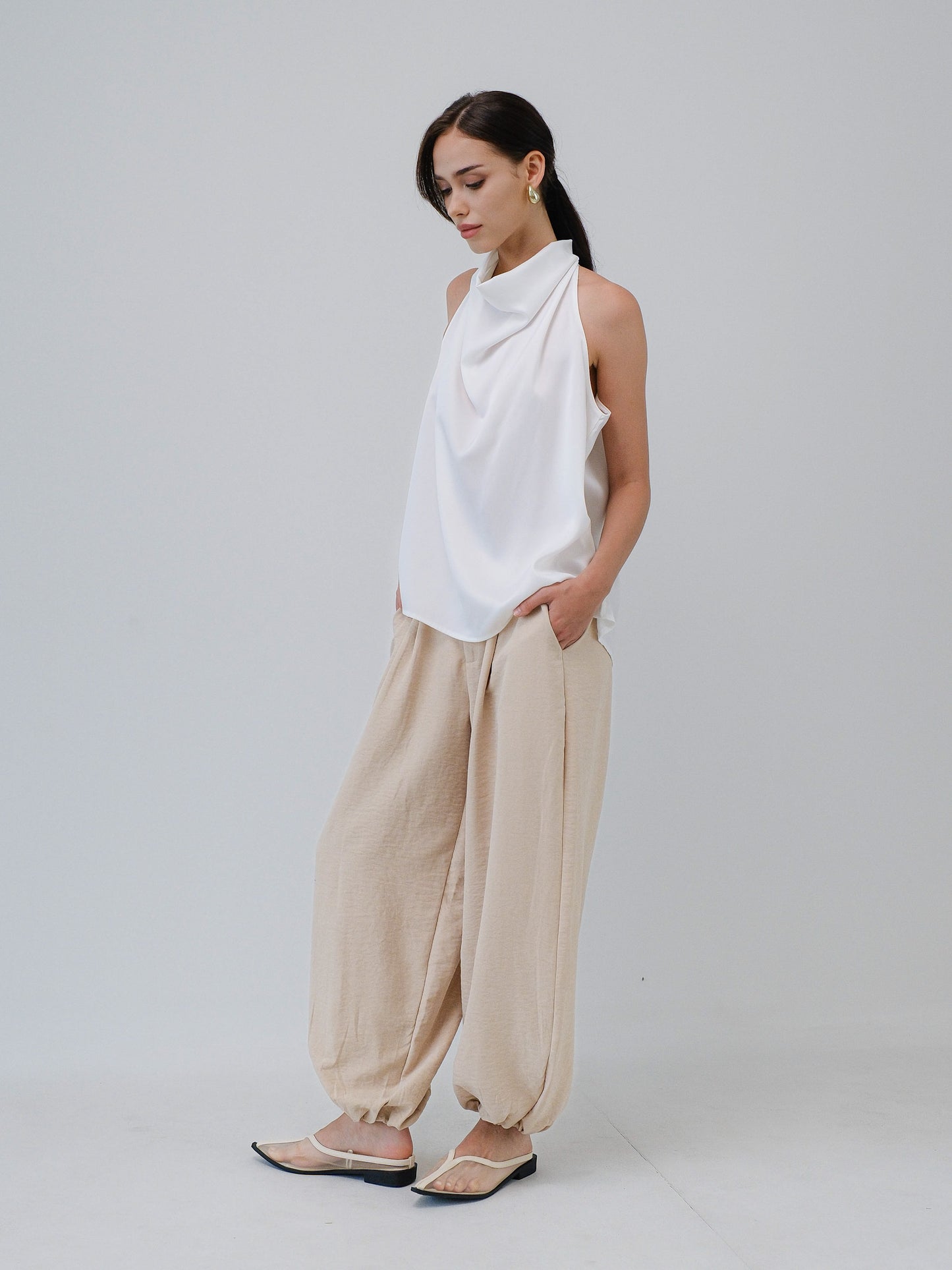 SELINA HALTERNECK TOP