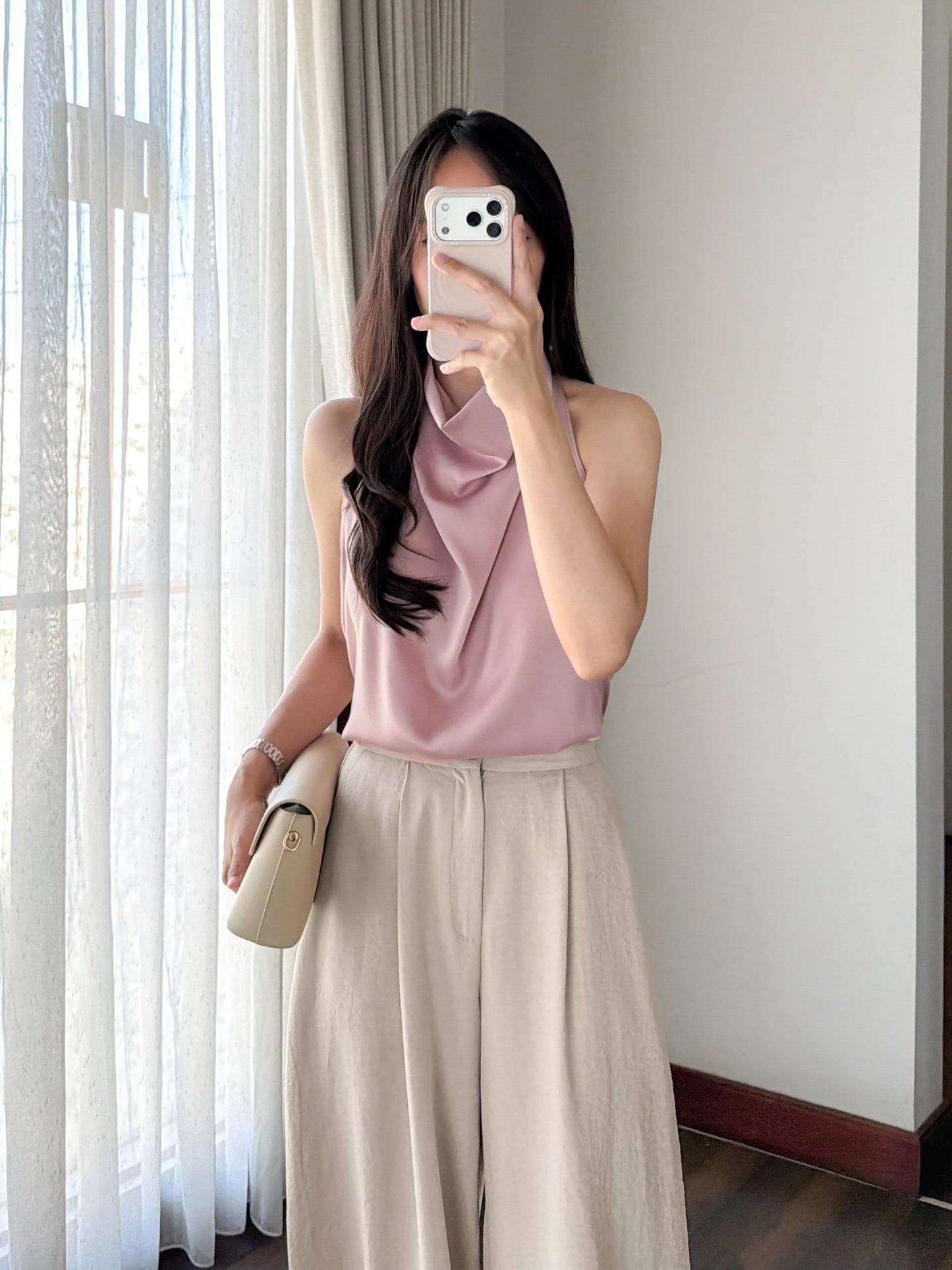 SELINA HALTERNECK TOP